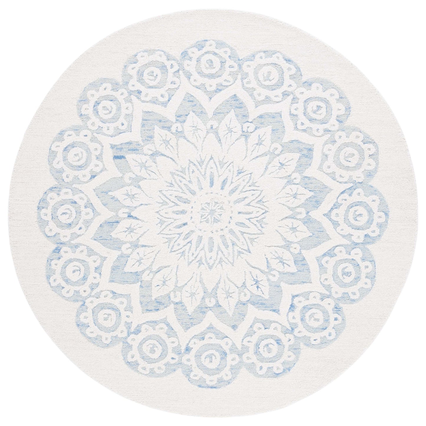 Tapis moderne en laine florale fait main SAFAVIEH Blossom Oriella