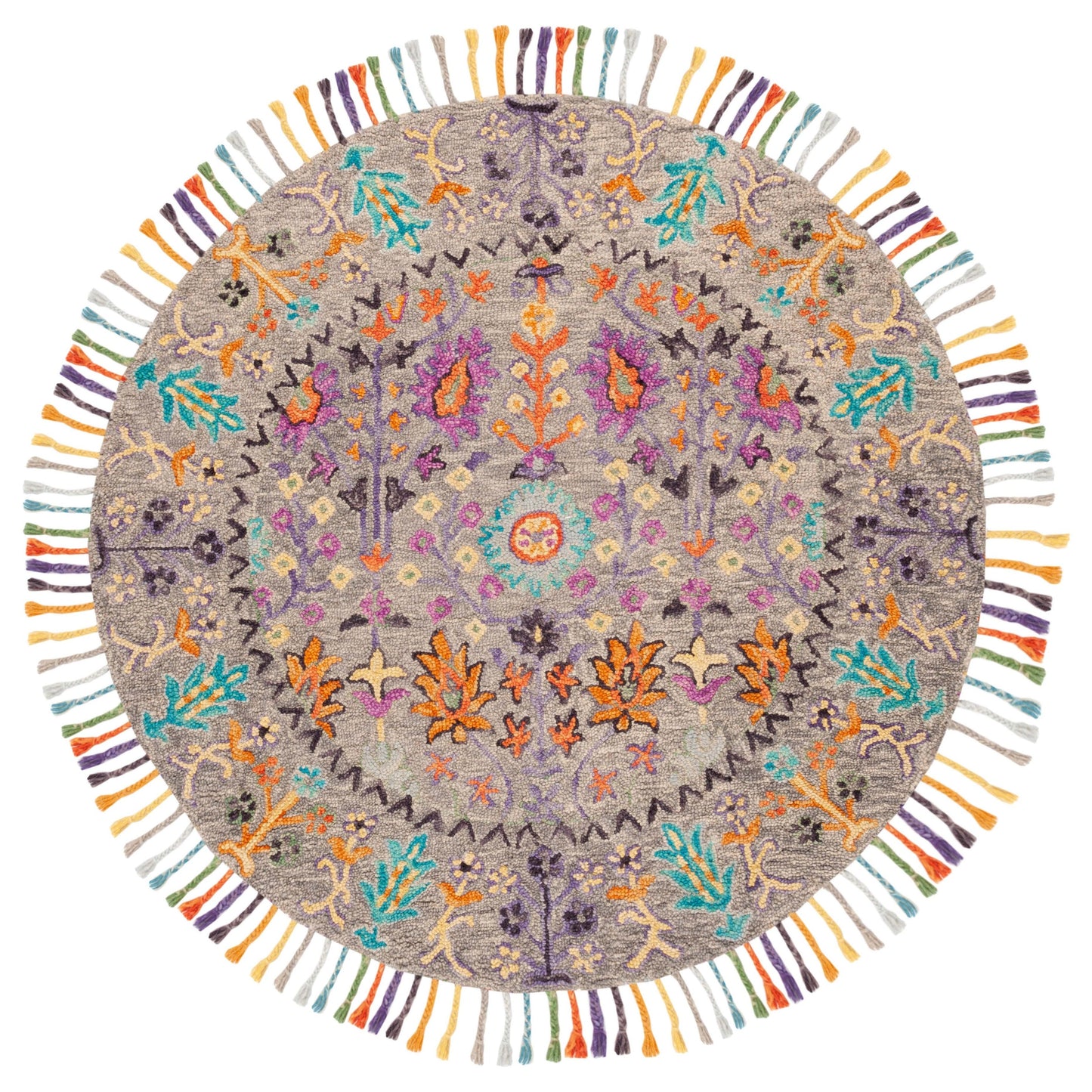 Tapis en laine floral moderne SAFAVIEH fait main Blossom Takuko