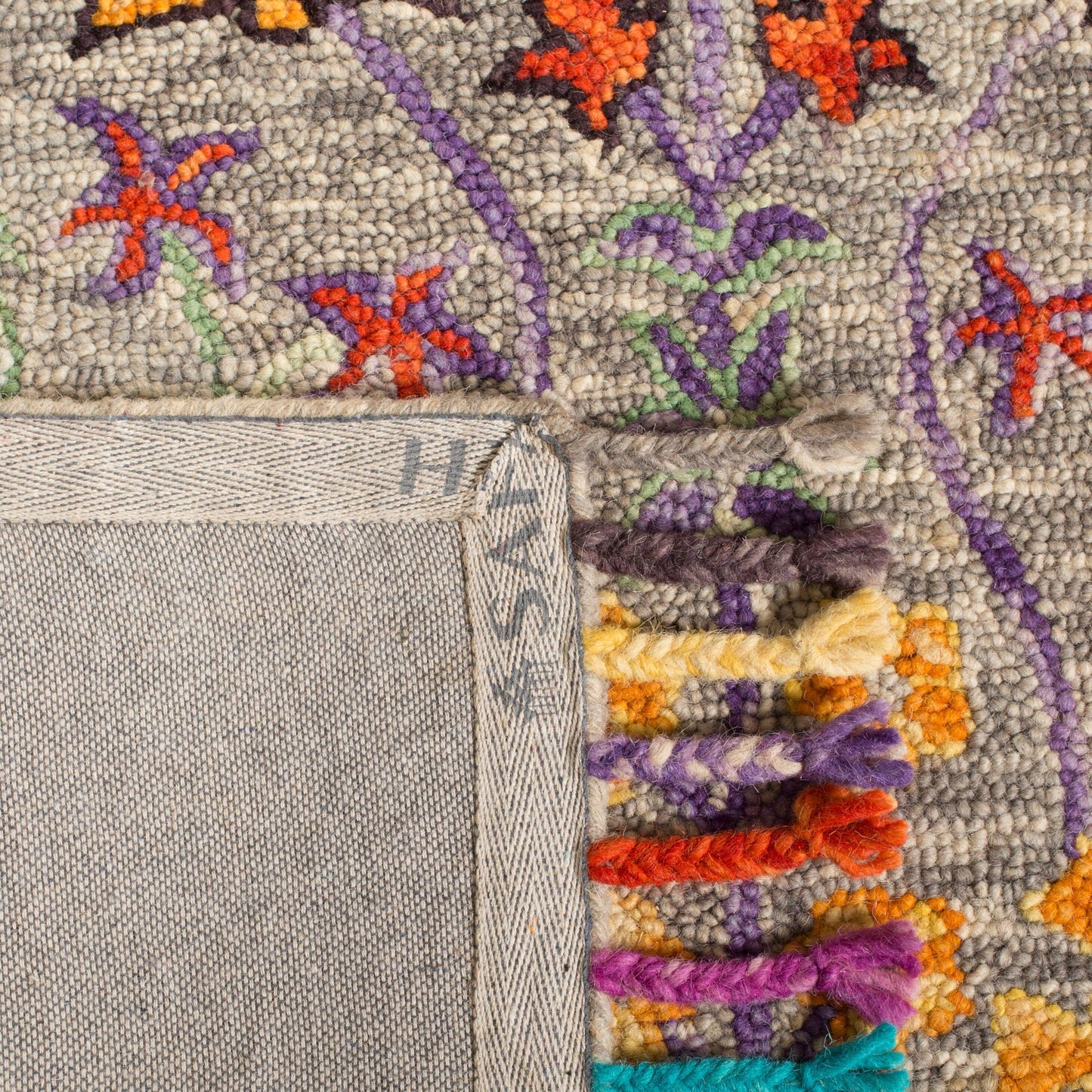 Tapis en laine floral moderne SAFAVIEH fait main Blossom Takuko