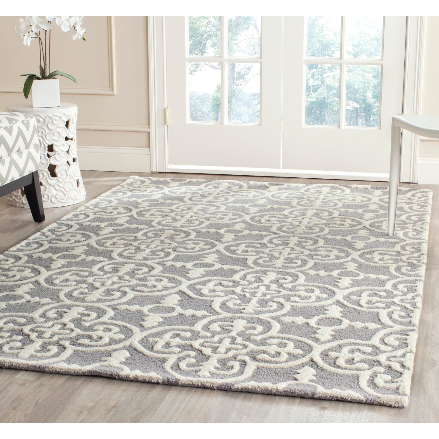 Tapis moderne en laine Shigemi Cambridge fait main SAFAVIEH