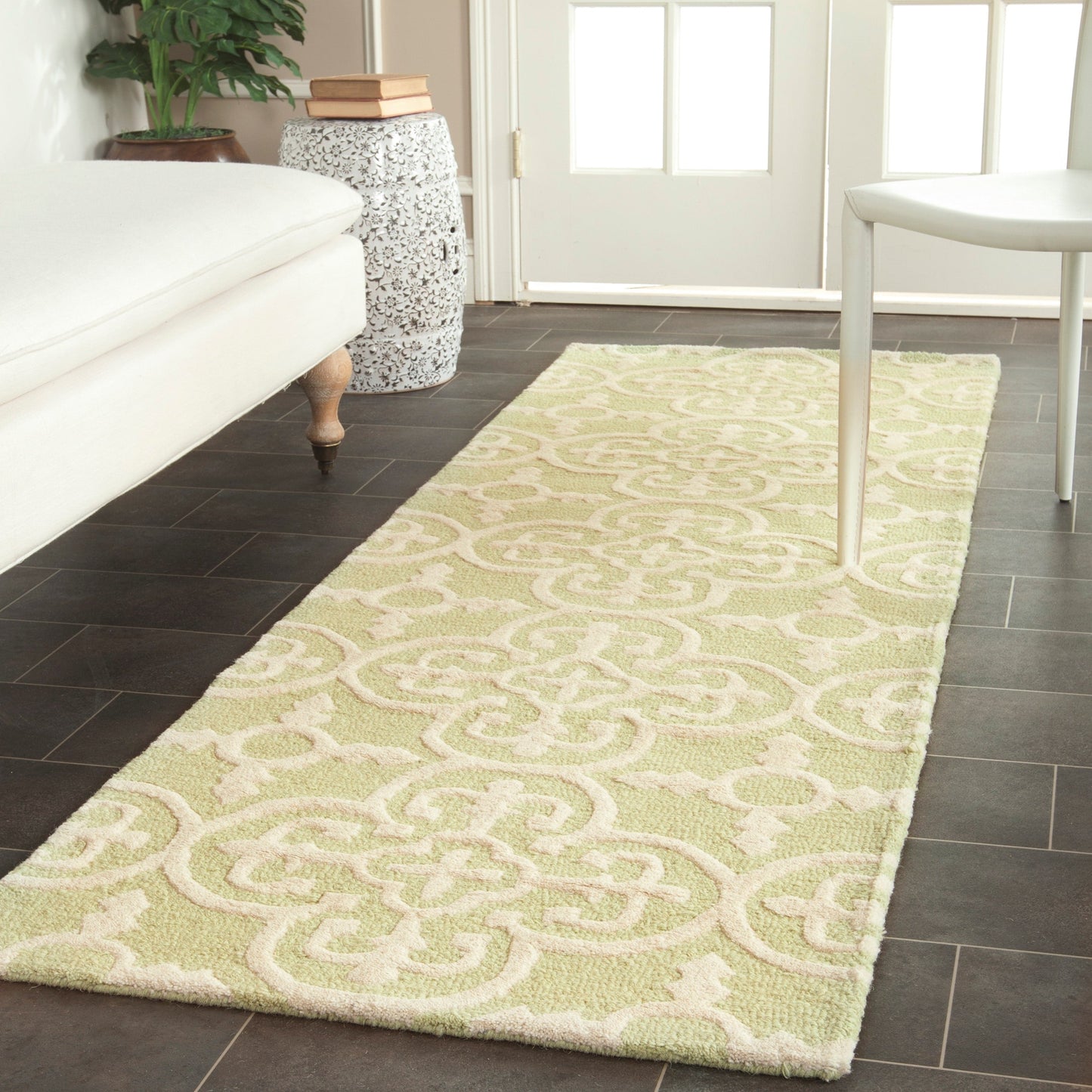 Tapis moderne en laine Shigemi Cambridge fait main SAFAVIEH