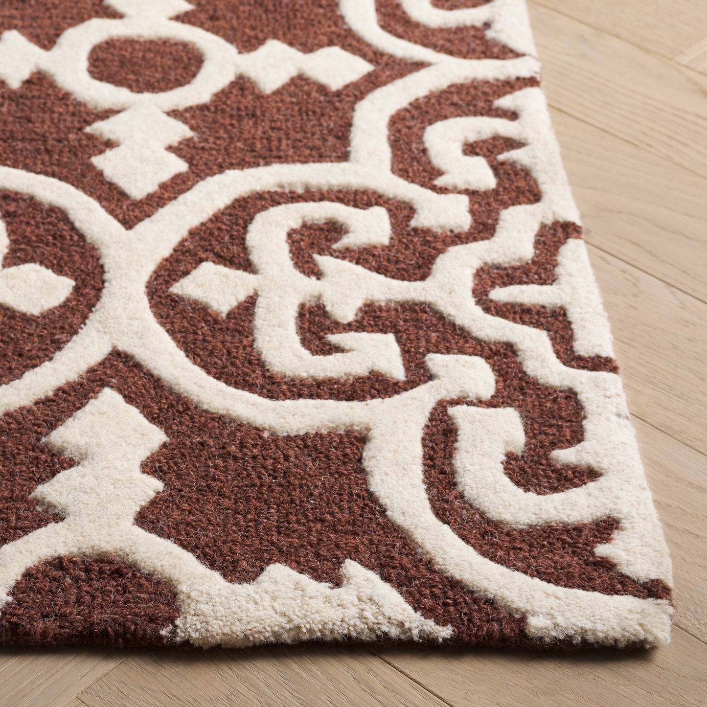 Tapis moderne en laine Shigemi Cambridge fait main SAFAVIEH