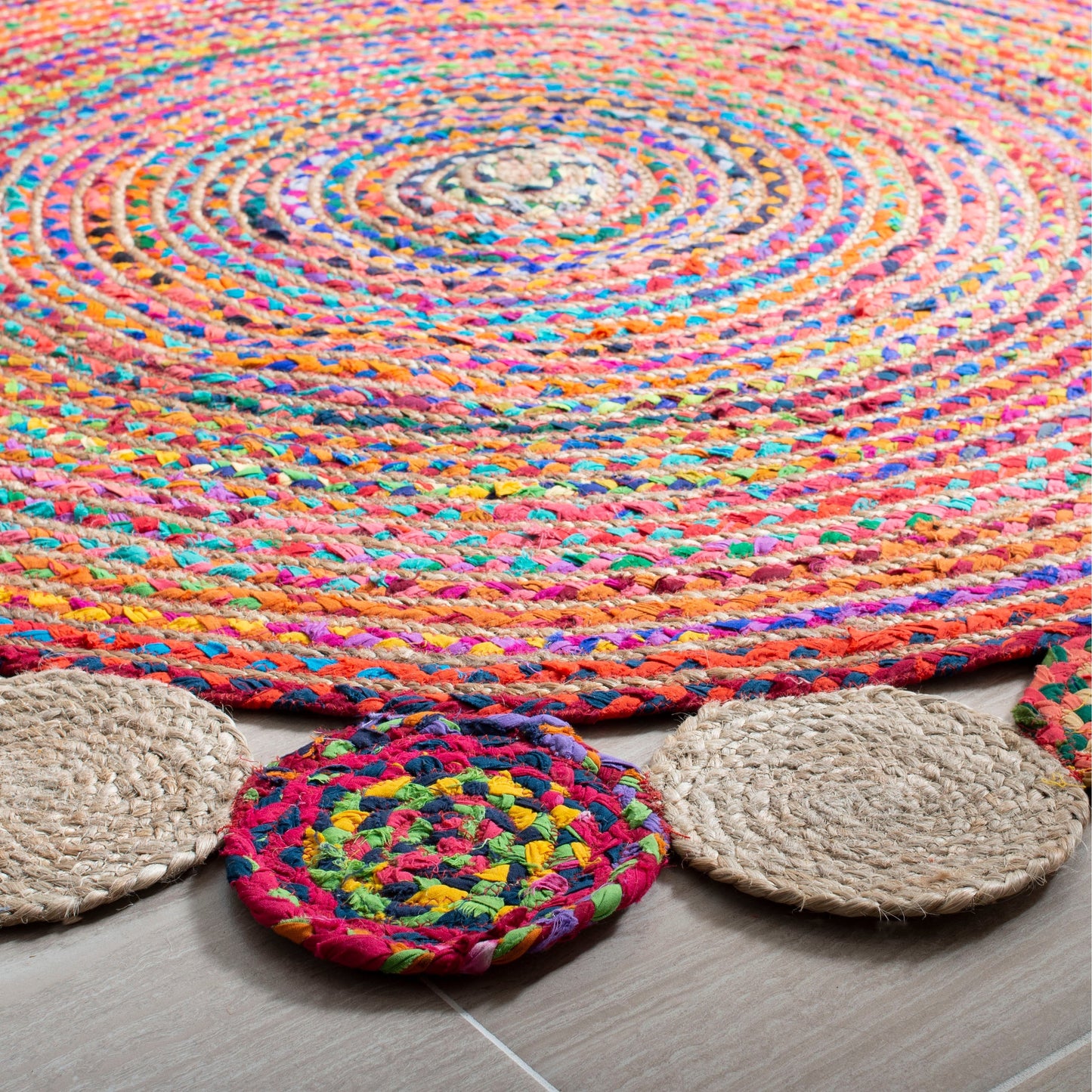 Tapis côtier en jute SAFAVIEH Cape Cod Diora fait main