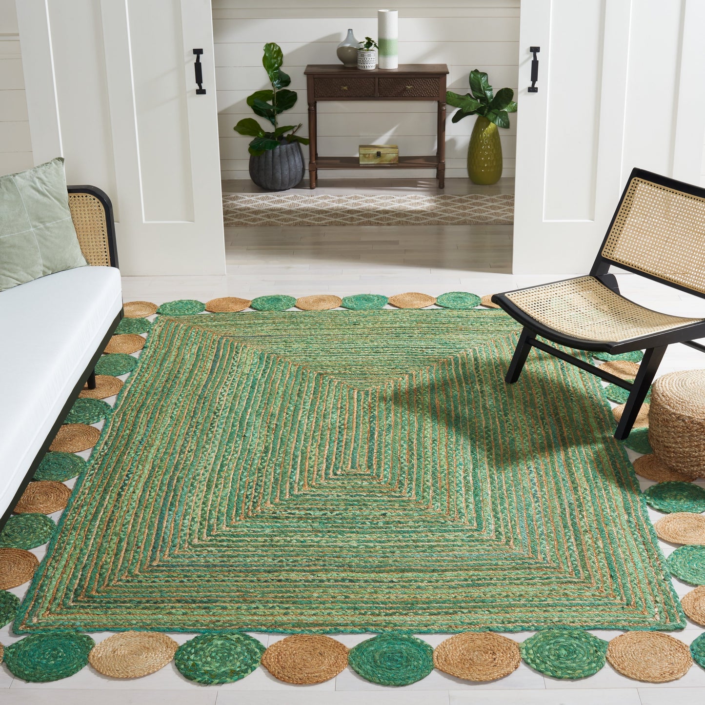 Tapis côtier en jute SAFAVIEH Cape Cod Diora fait main