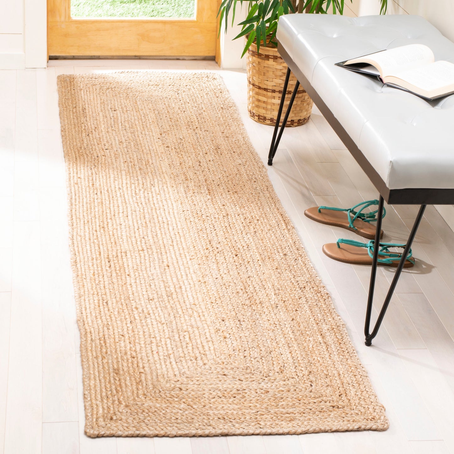 Tapis côtier en jute Pepa Cape Cod fait main SAFAVIEH