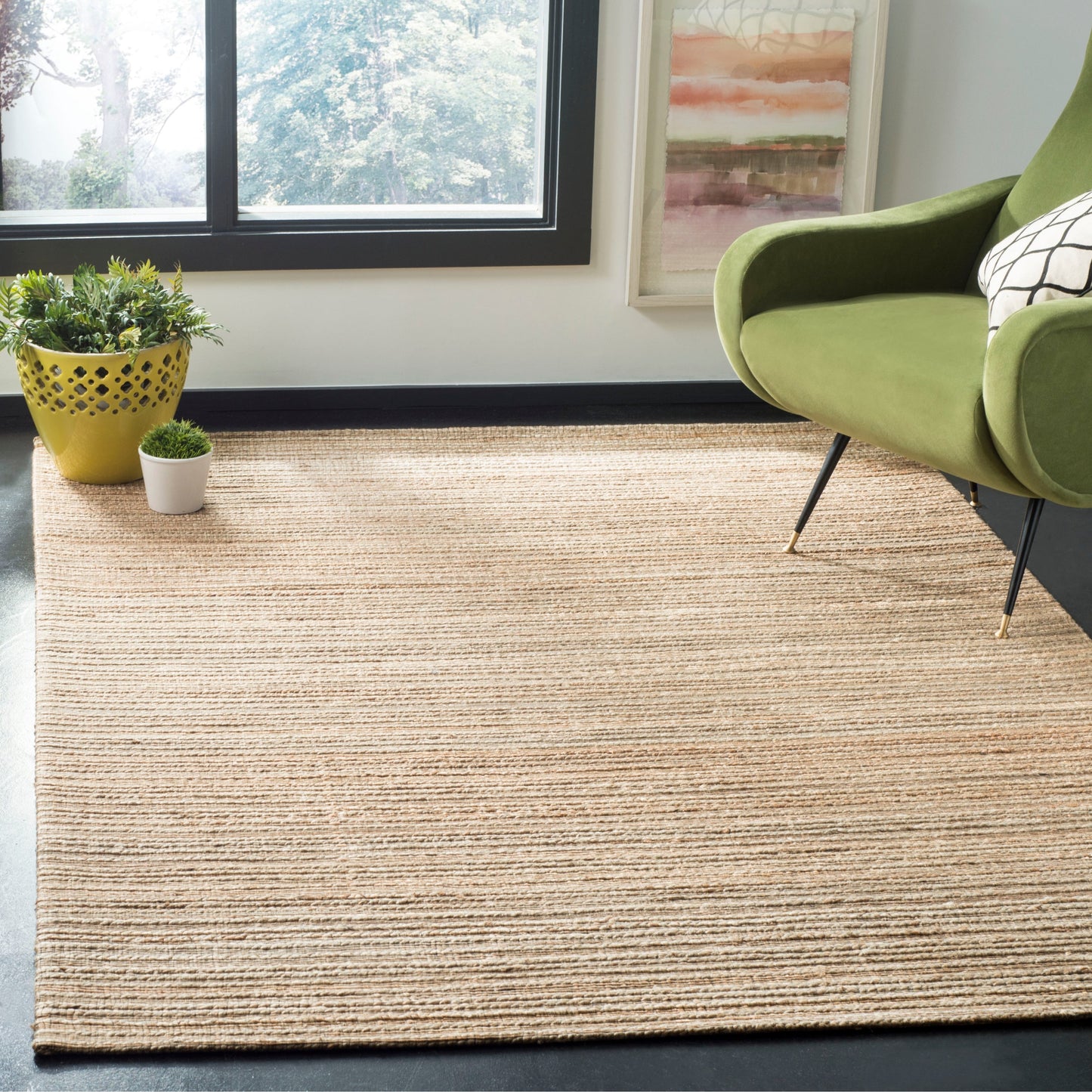 Tapis côtier en jute Snezanka de Cape Cod fait main SAFAVIEH