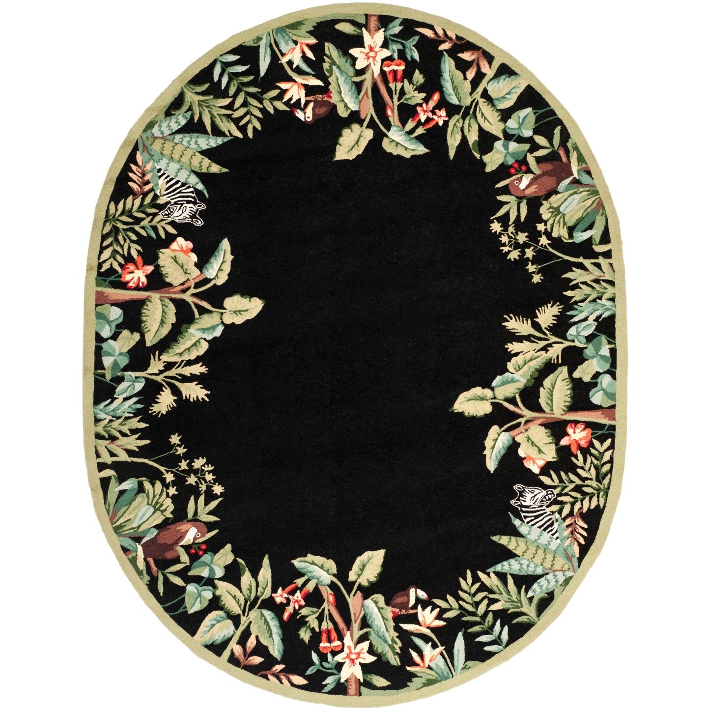 Tapis en laine fait main Chelsea Margrieta de style campagnard français SAFAVIEH