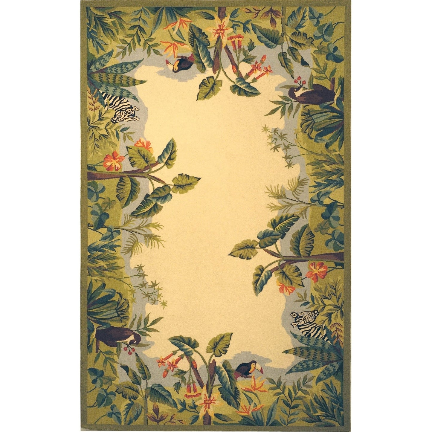Tapis en laine fait main Chelsea Margrieta de style campagnard français SAFAVIEH
