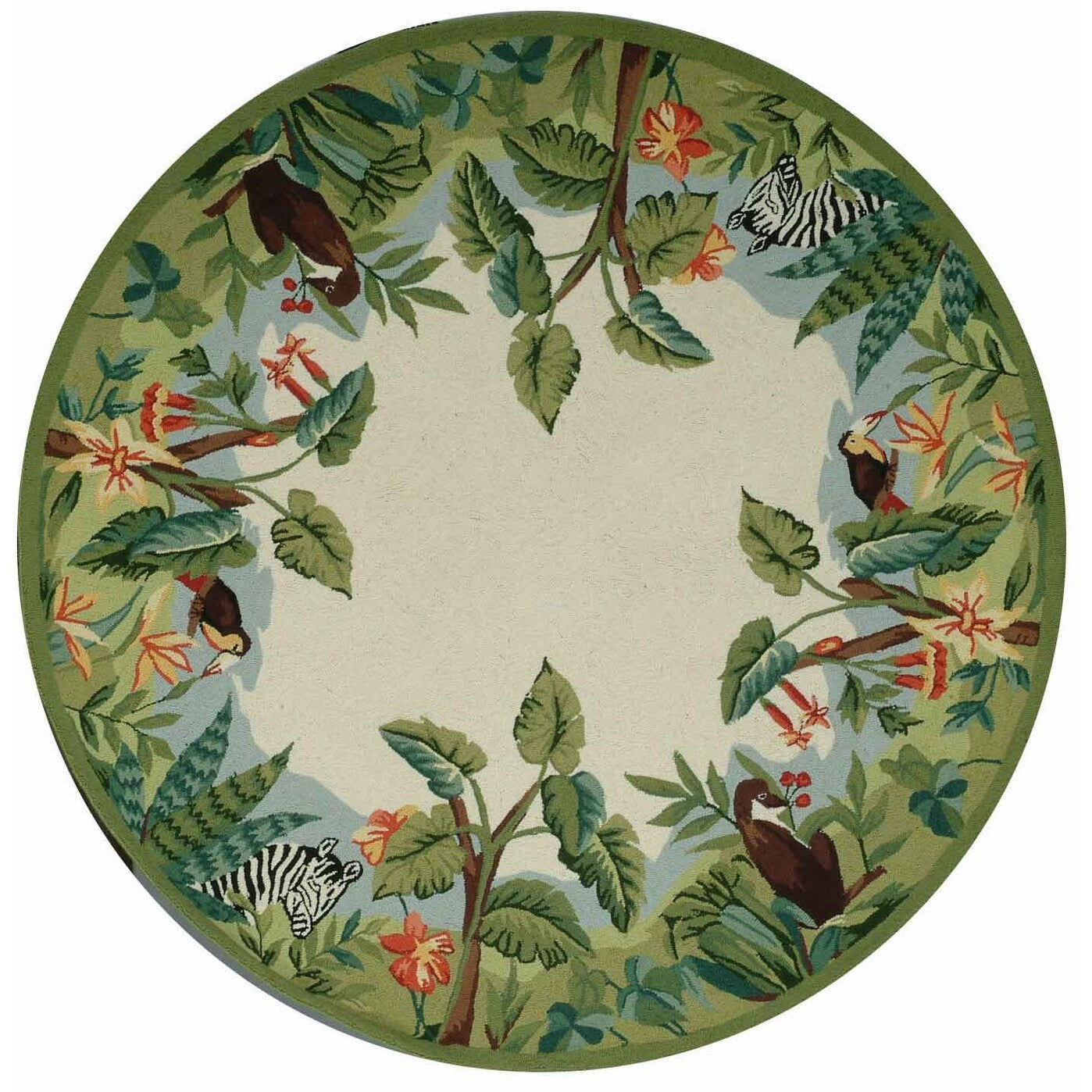 Tapis en laine fait main Chelsea Margrieta de style campagnard français SAFAVIEH