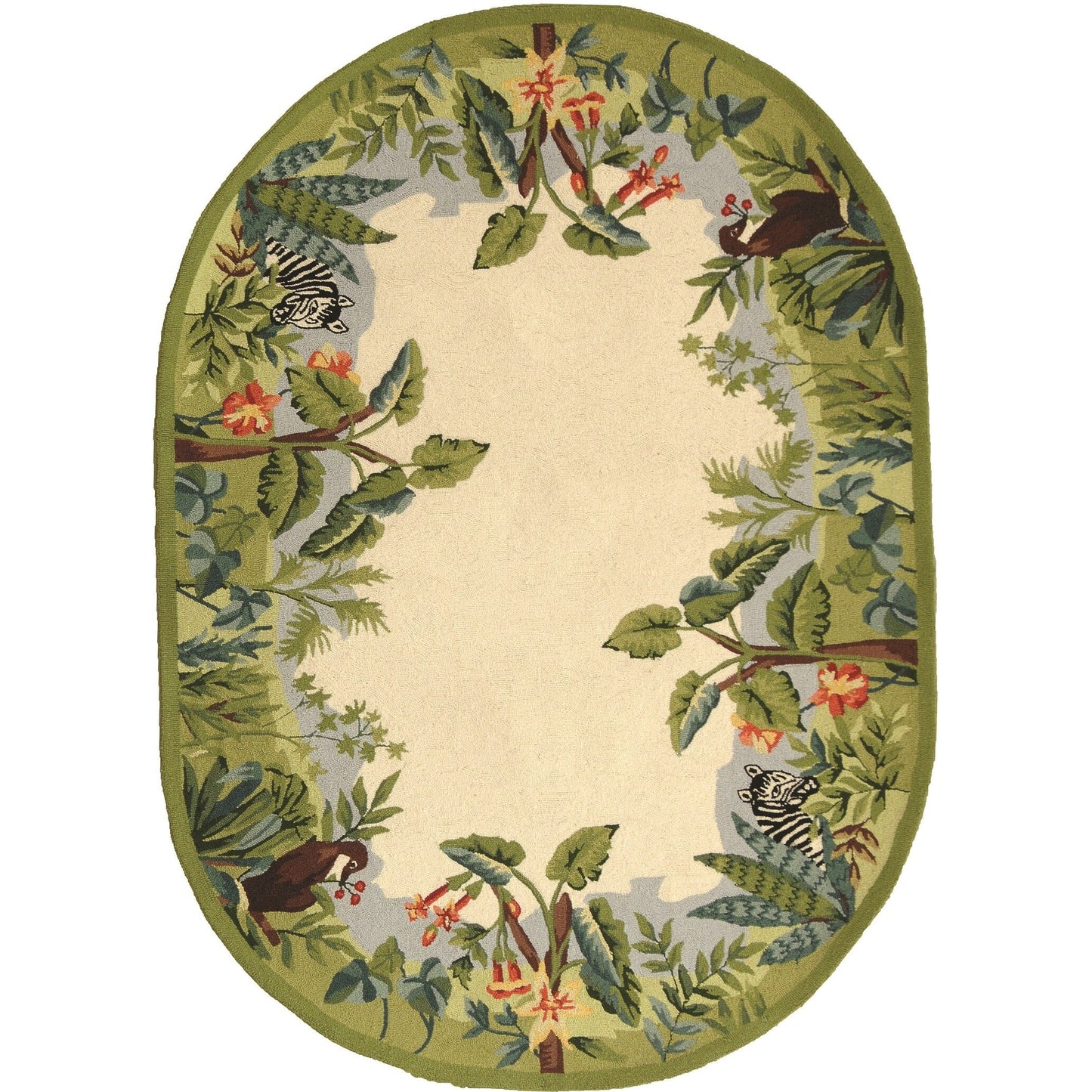 Tapis en laine fait main Chelsea Margrieta de style campagnard français SAFAVIEH