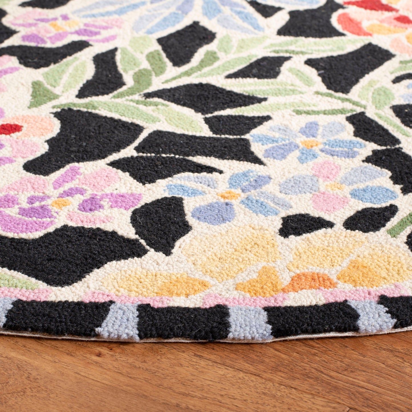 Tapis en laine floral Chelsea Sprig fait main SAFAVIEH