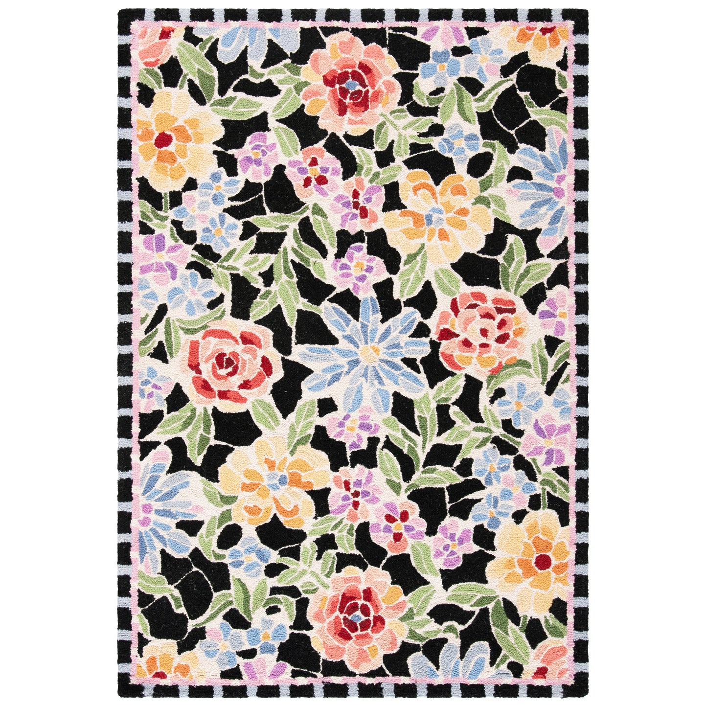 Tapis en laine floral Chelsea Sprig fait main SAFAVIEH
