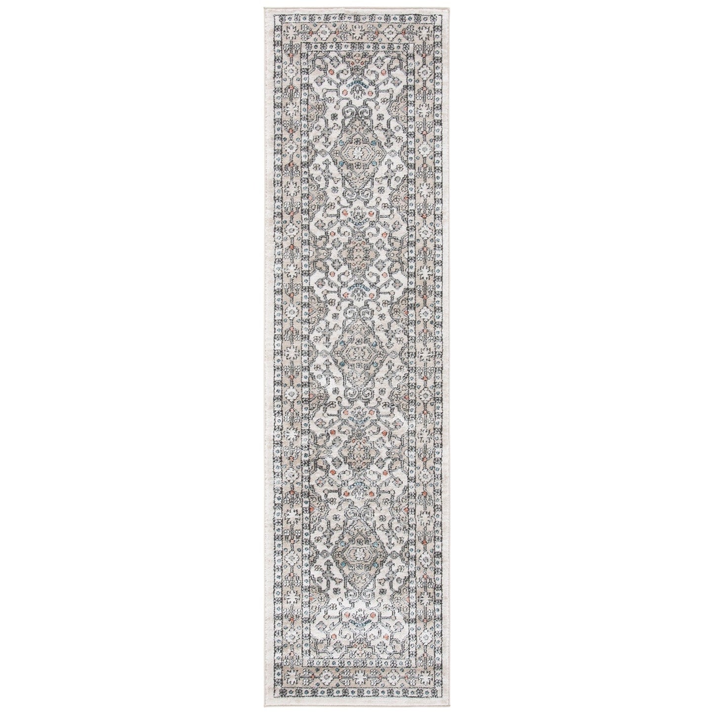 Tapis en laine floral Chelsea Yauhenia fait main SAFAVIEH de style campagnard français