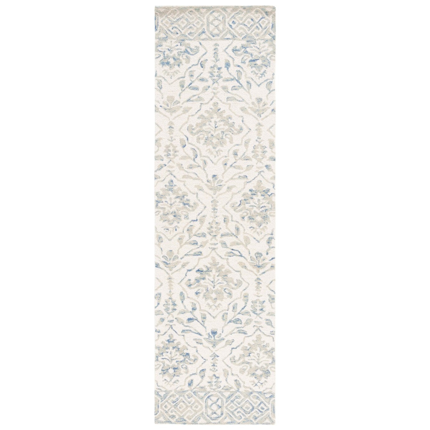 Tapis en laine florale Elvedina fait main SAFAVIEH, teint par immersion