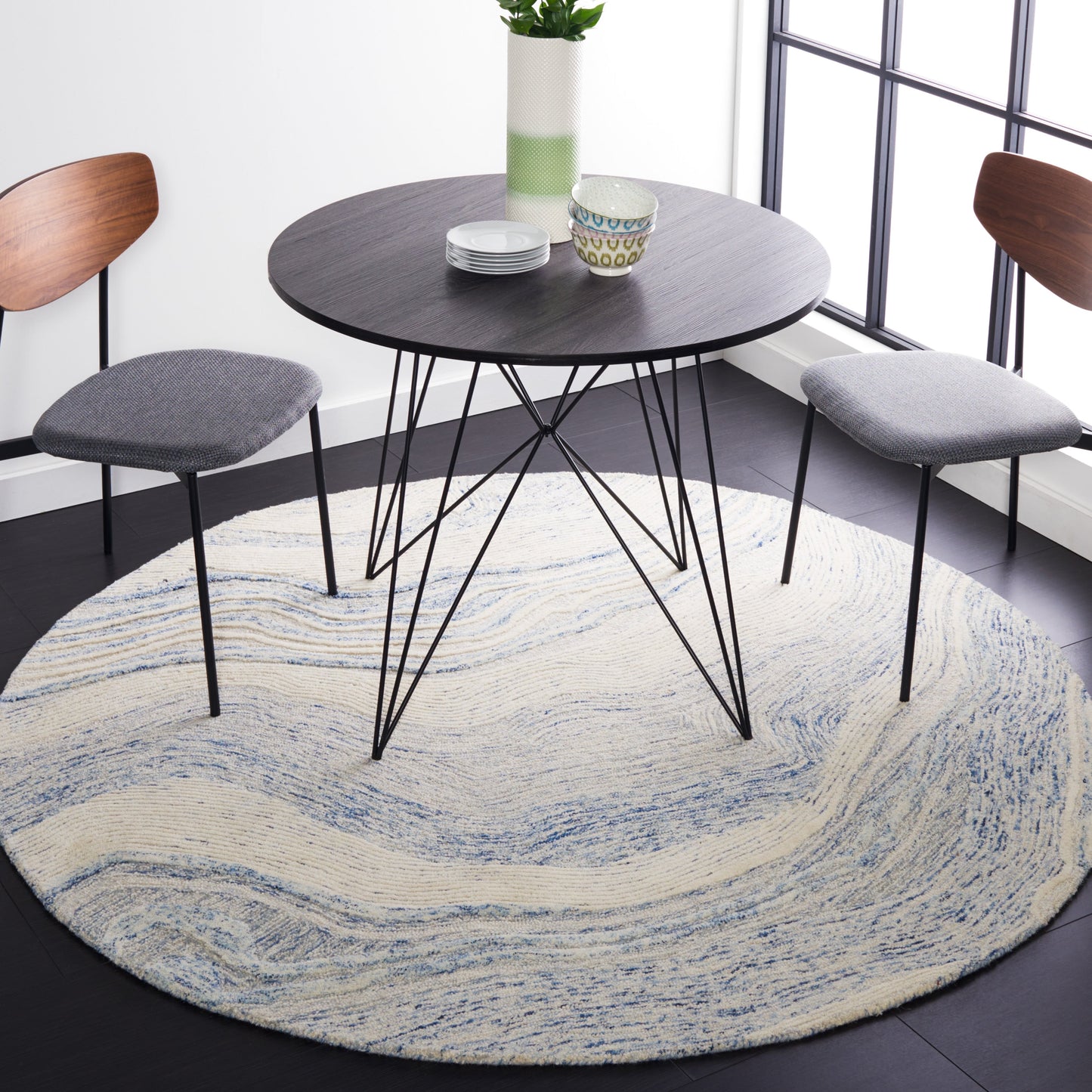 Tapis en laine abstrait moderne Klari de Fifth Avenue fait main SAFAVIEH