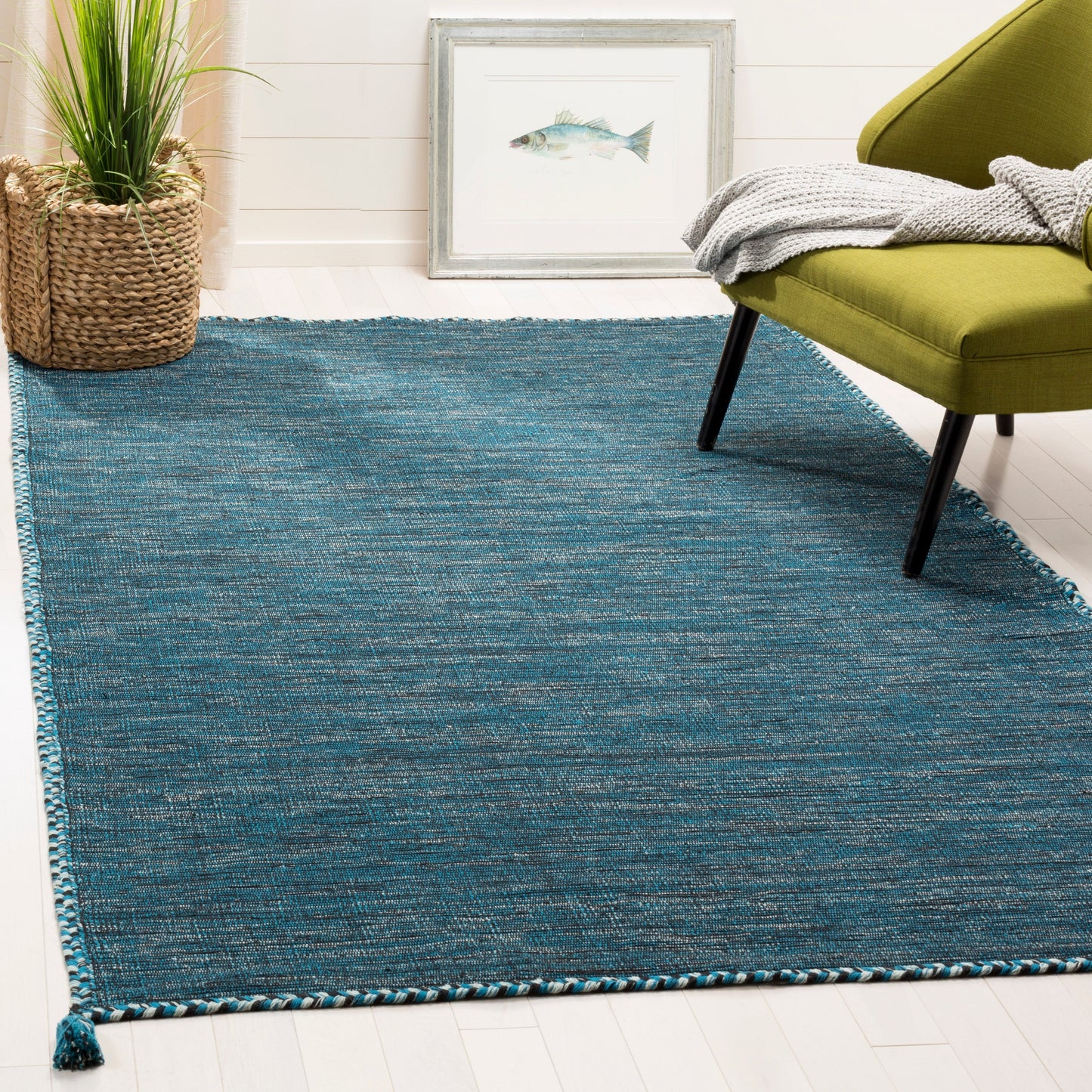 Tapis décontracté en coton tissé à plat Montauk Jahi de SAFAVIEH