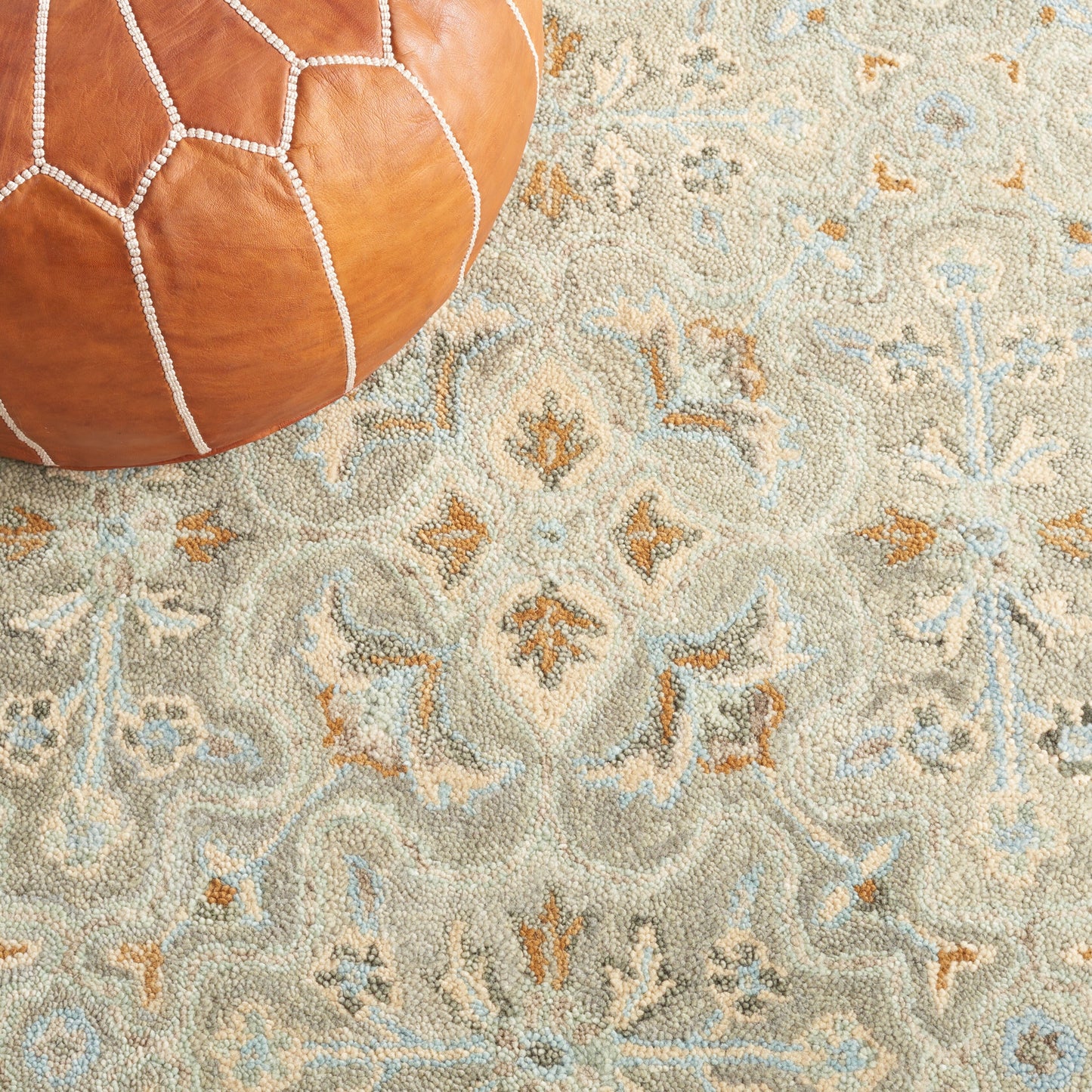 Tapis traditionnel en laine damassée fait main SAFAVIEH