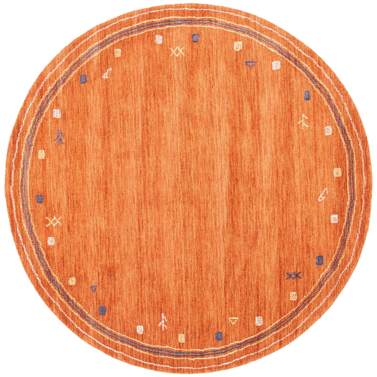 SAFAVIEH Tapis en laine à bordure Annelene Himalaya fait à la main