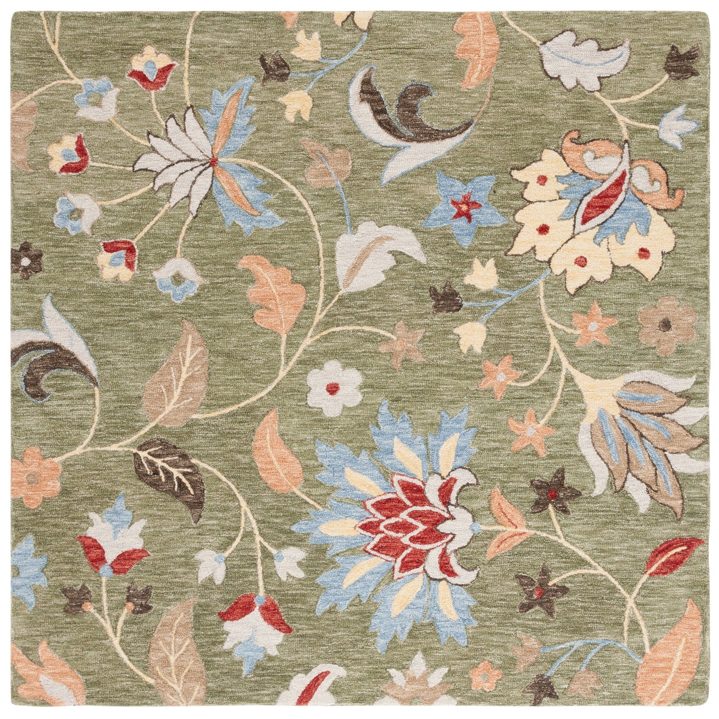 Tapis en laine fait main SAFAVIEH Jardin Asya Country