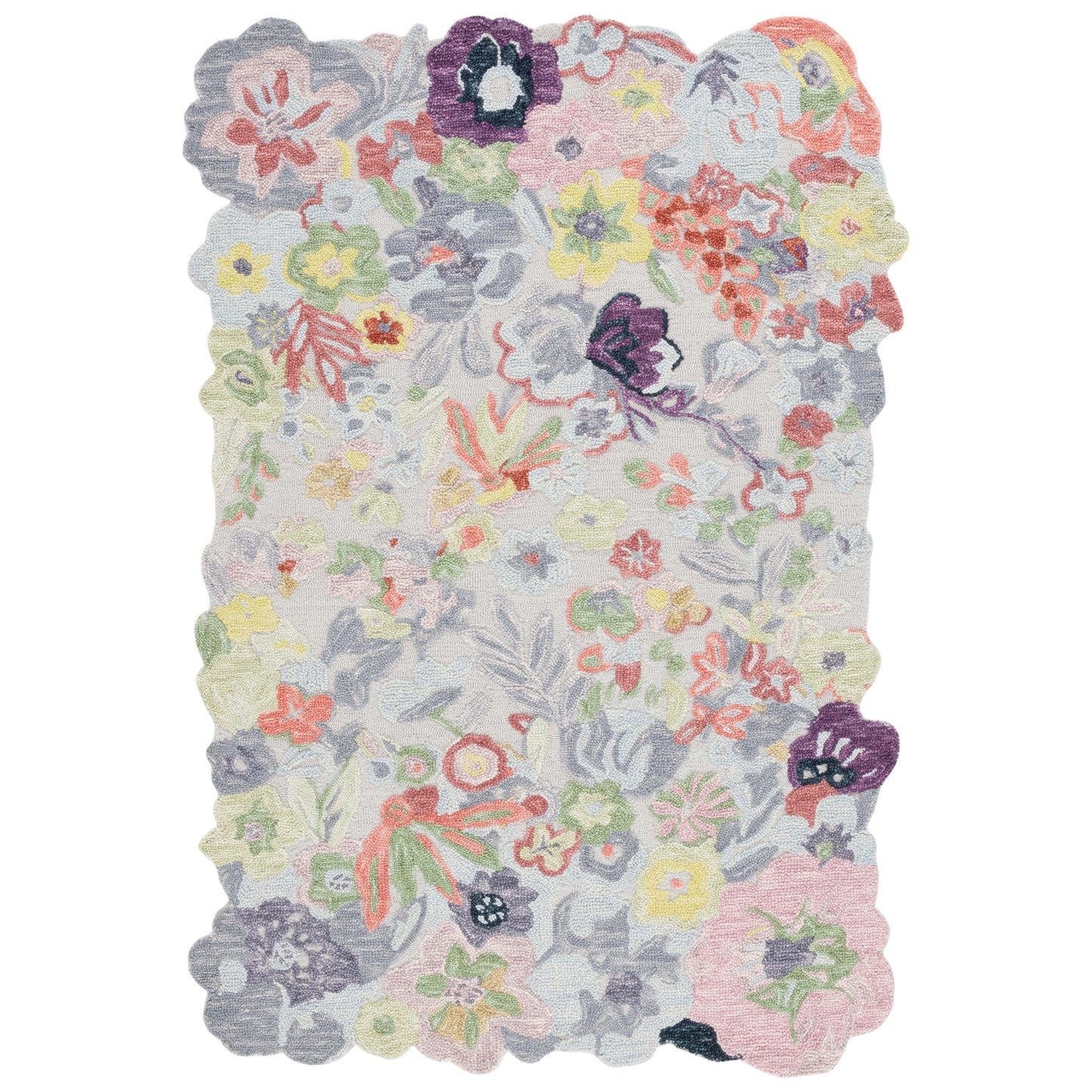 Tapis en laine fait main SAFAVIEH Jardin Malfrid Country
