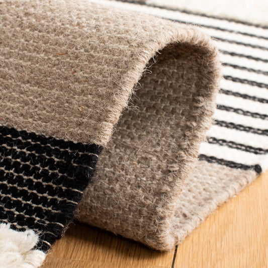 Tapis tribal moderne en laine SAFAVIEH fait main au Kenya Margrith