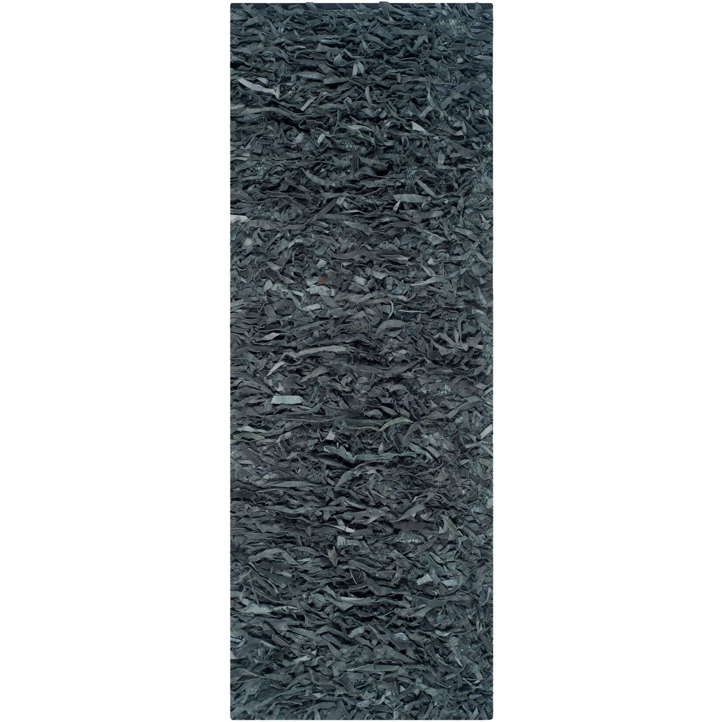 Tapis décoratif moderne en cuir fait main SAFAVIEH Shag Doinita