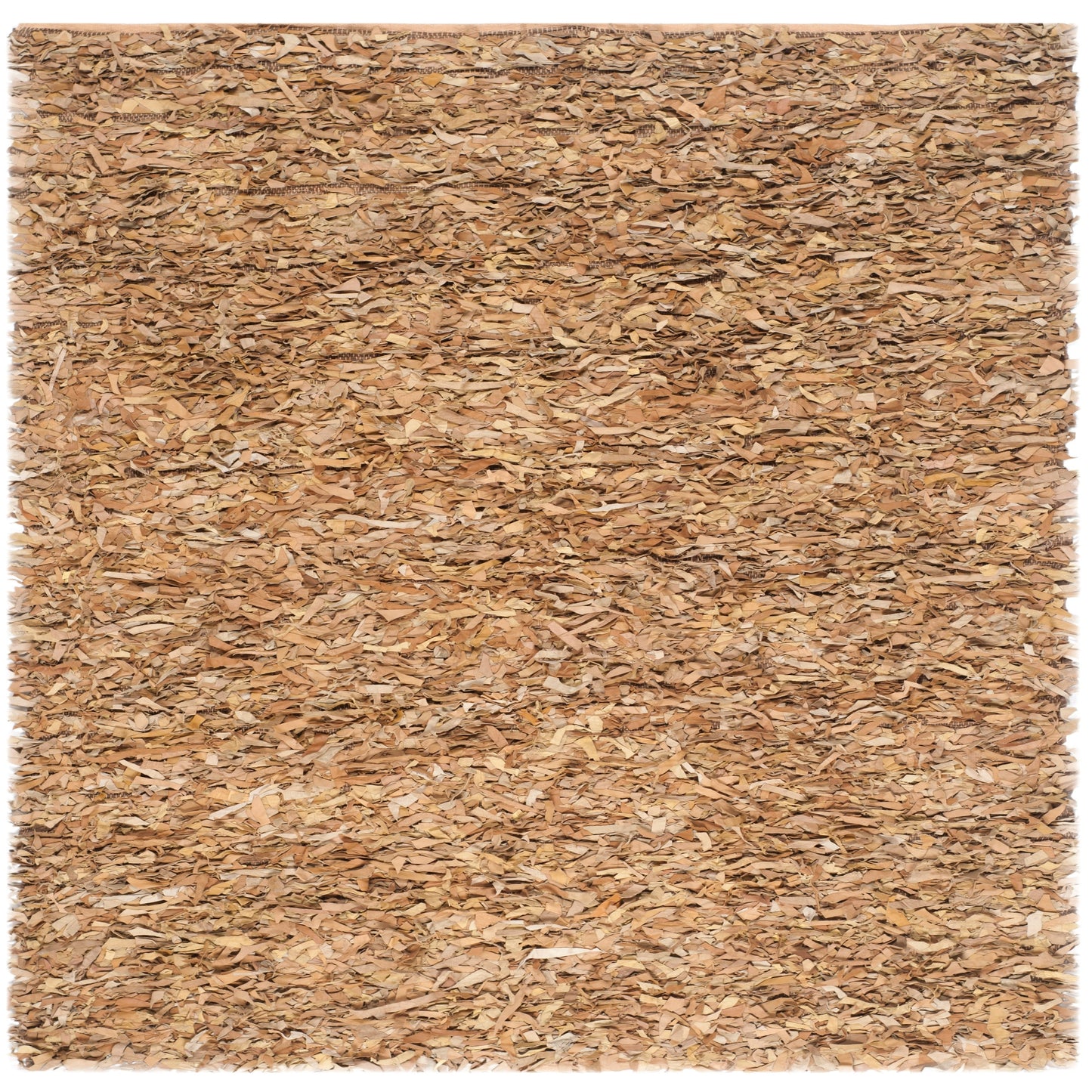 Tapis décoratif moderne en cuir fait main SAFAVIEH Shag Doinita