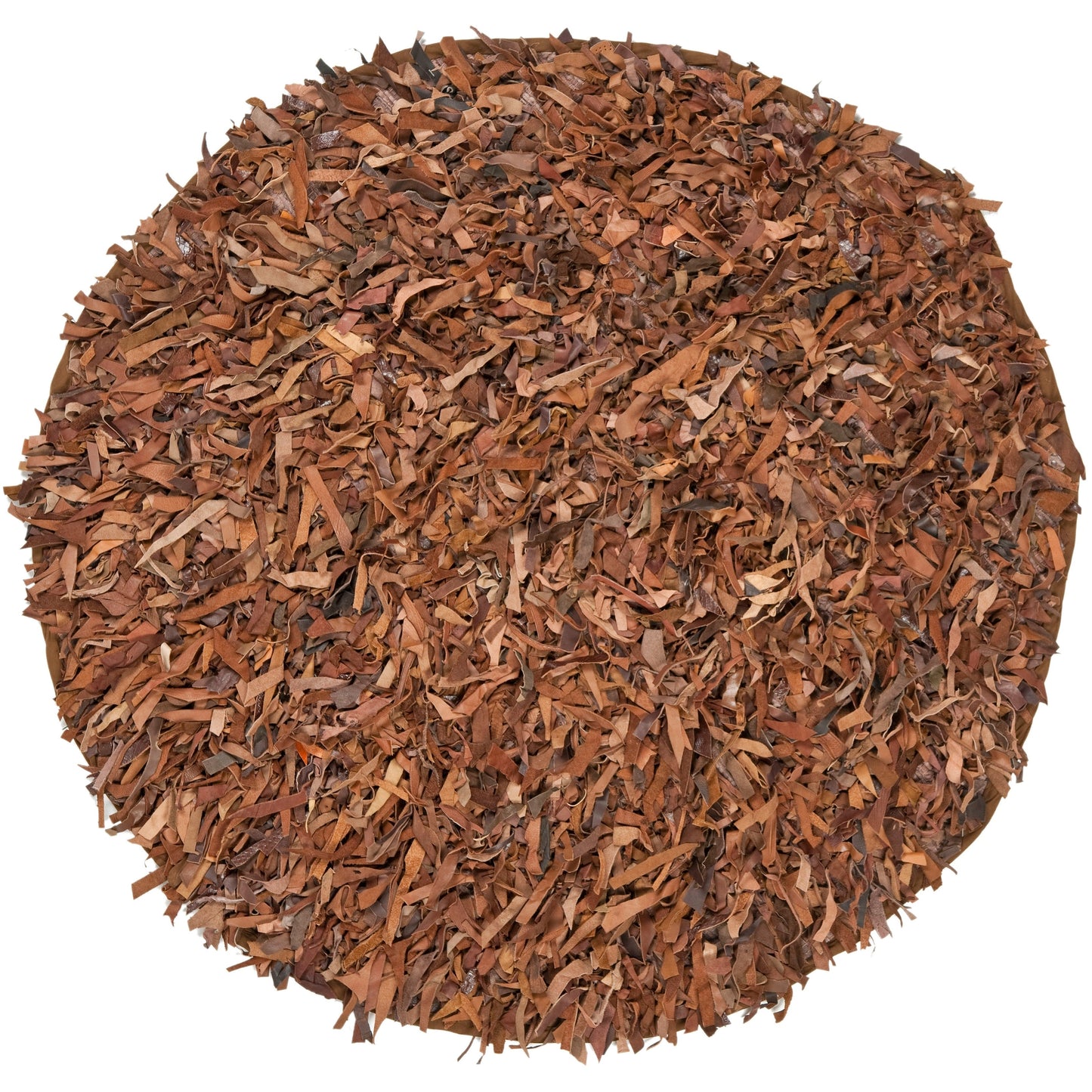 Tapis décoratif moderne en cuir fait main SAFAVIEH Shag Doinita