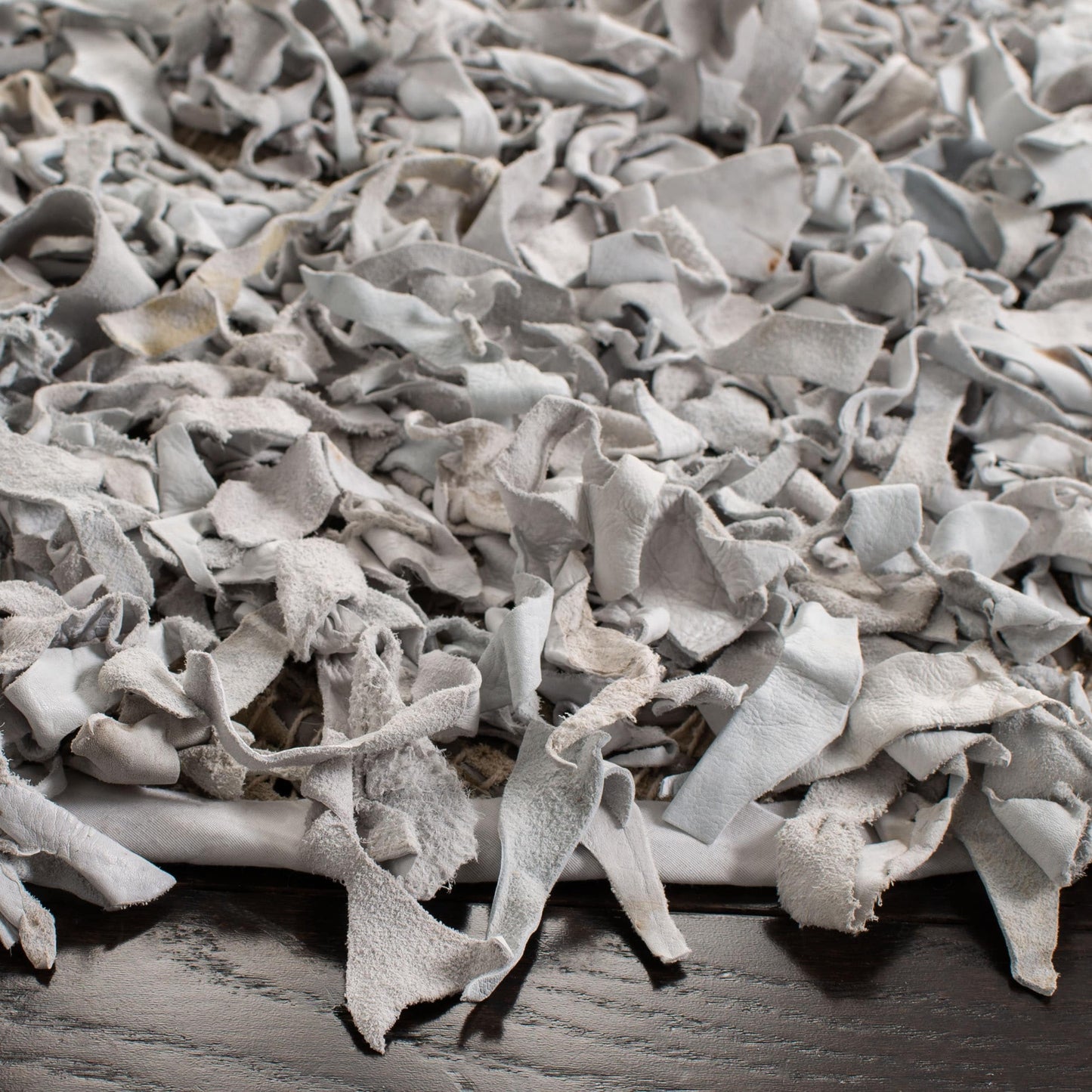 Tapis décoratif moderne en cuir fait main SAFAVIEH Shag Doinita