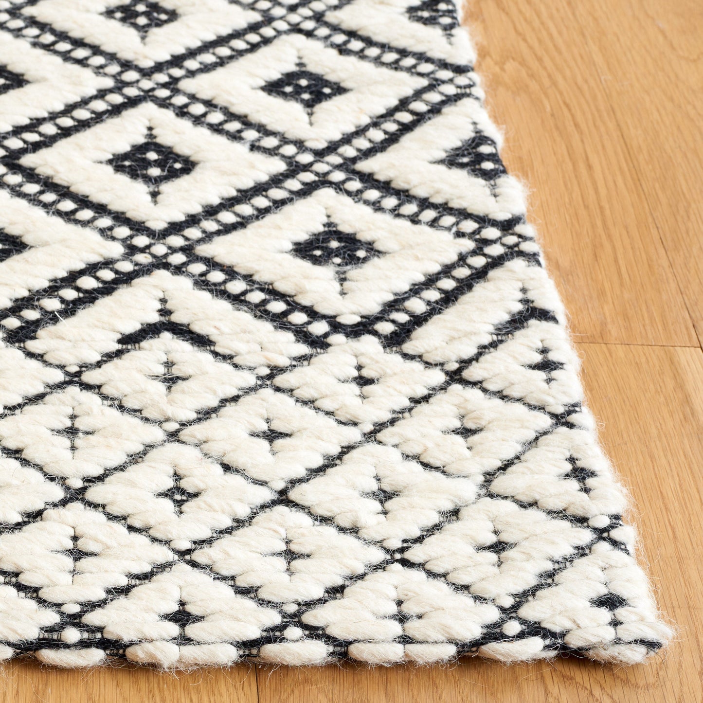 SAFAVIEH Fait main Marbella Gillette Boho Géométrique Laine et Viscose