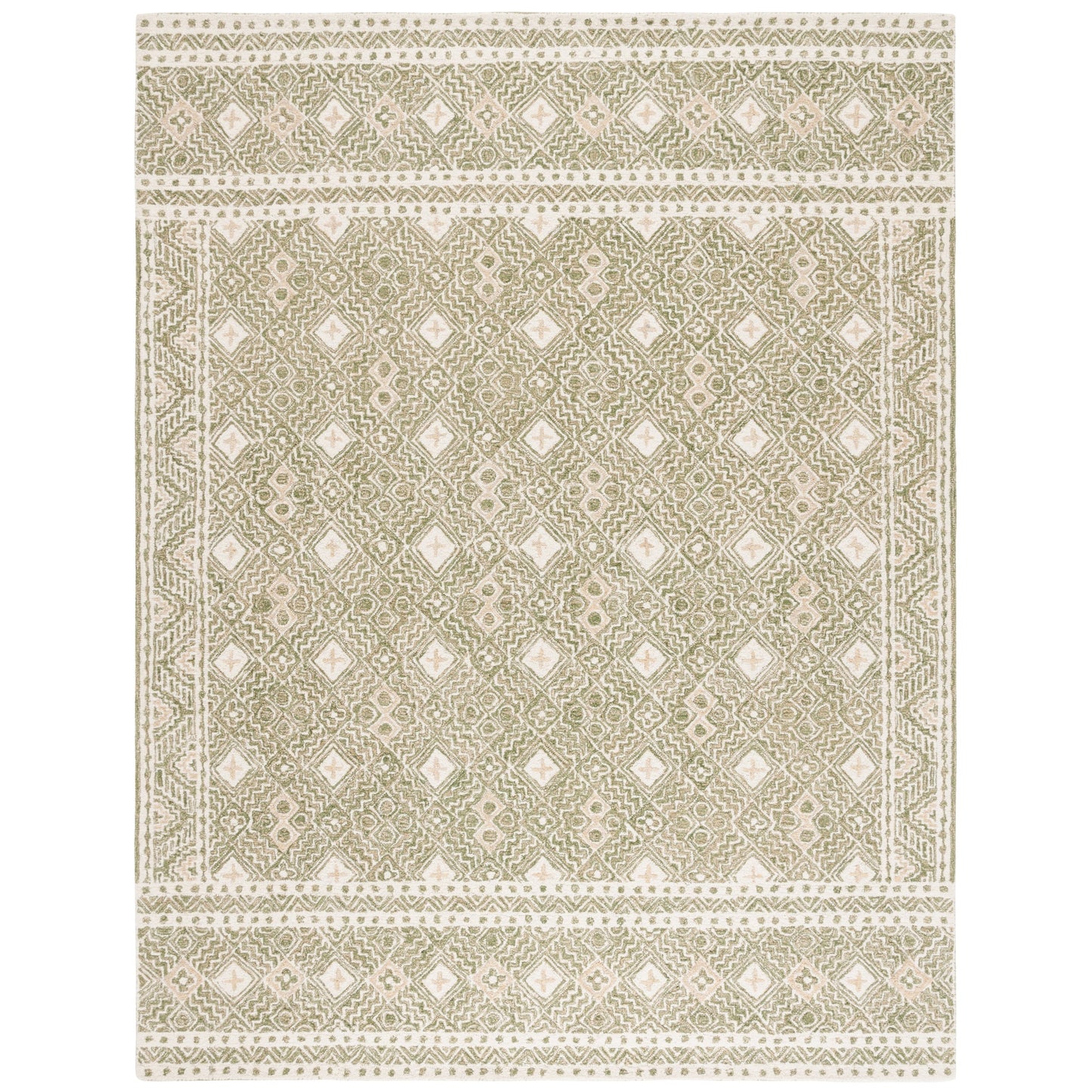 Tapis en laine Lutetia micro-bouclé fait main SAFAVIEH