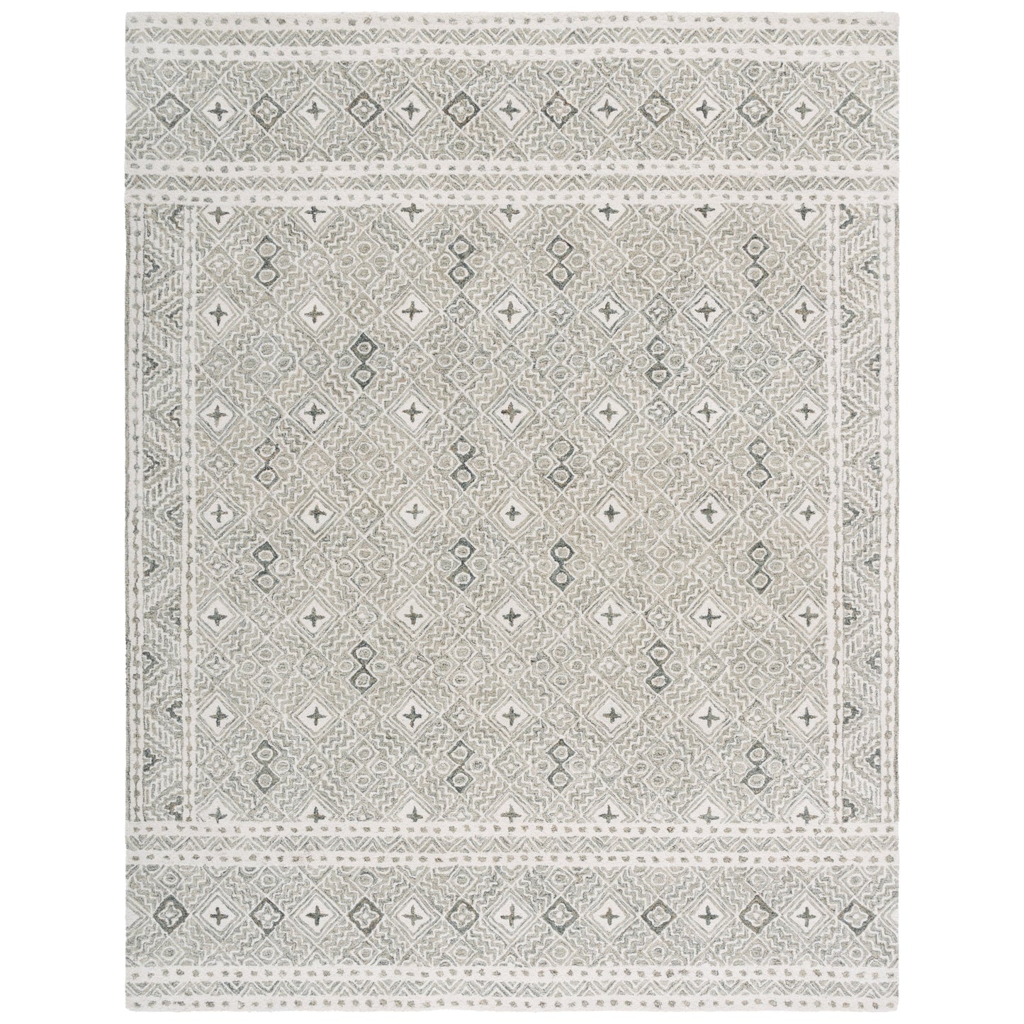 Tapis en laine Lutetia micro-bouclé fait main SAFAVIEH