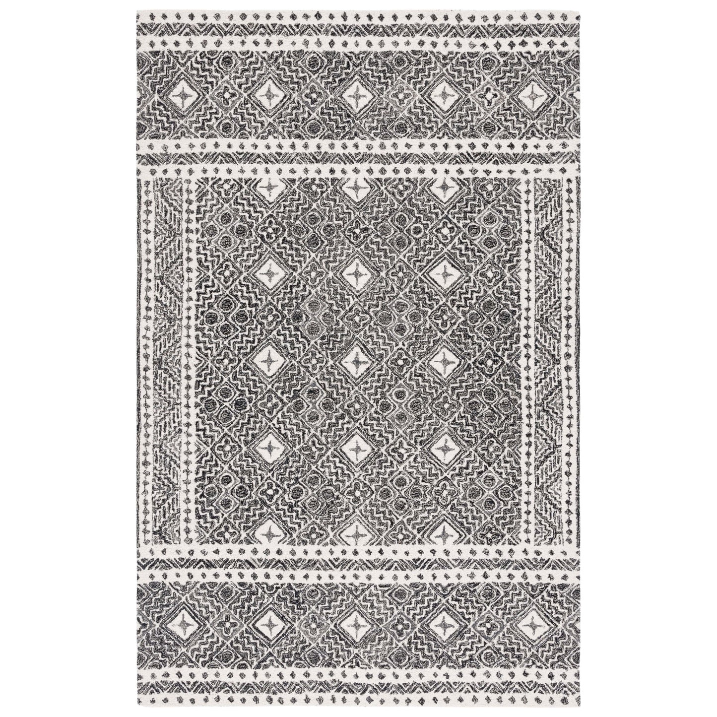 Tapis en laine Lutetia micro-bouclé fait main SAFAVIEH
