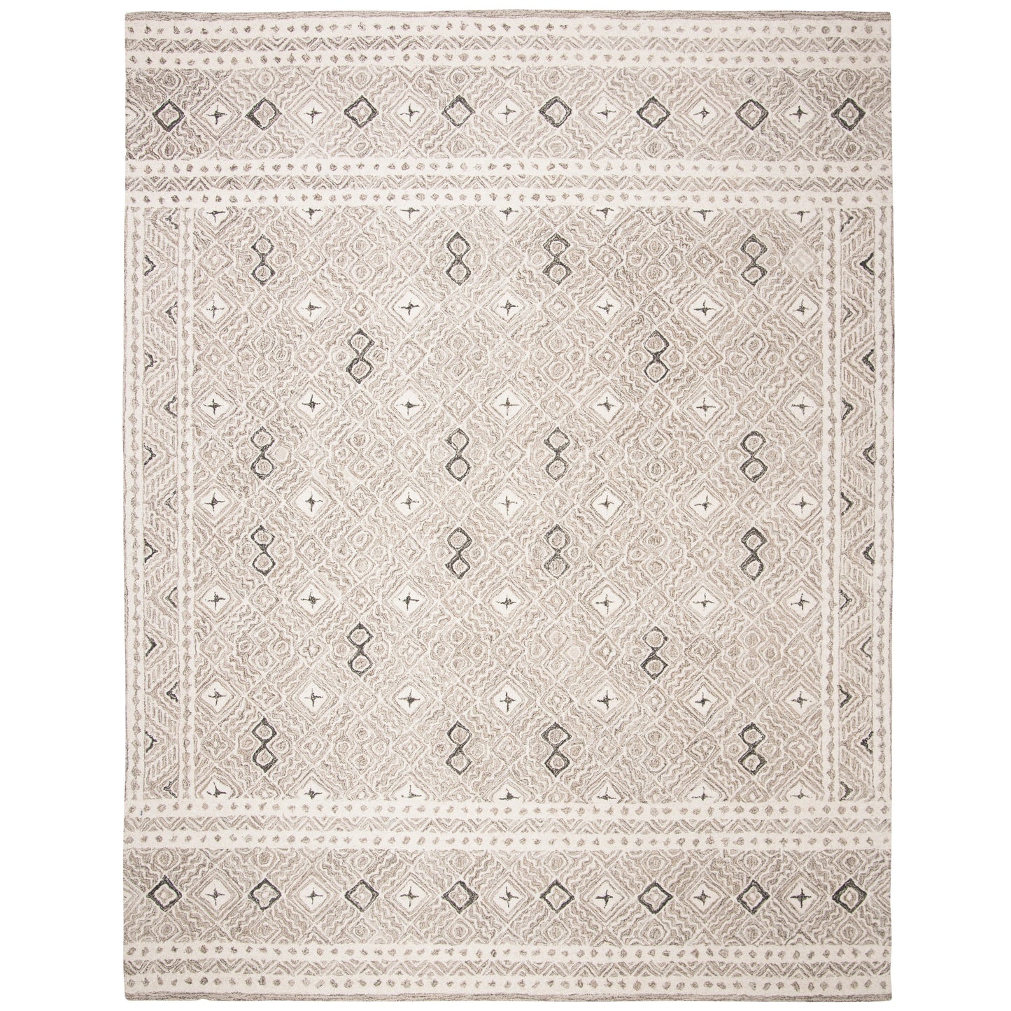 Tapis en laine Lutetia micro-bouclé fait main SAFAVIEH