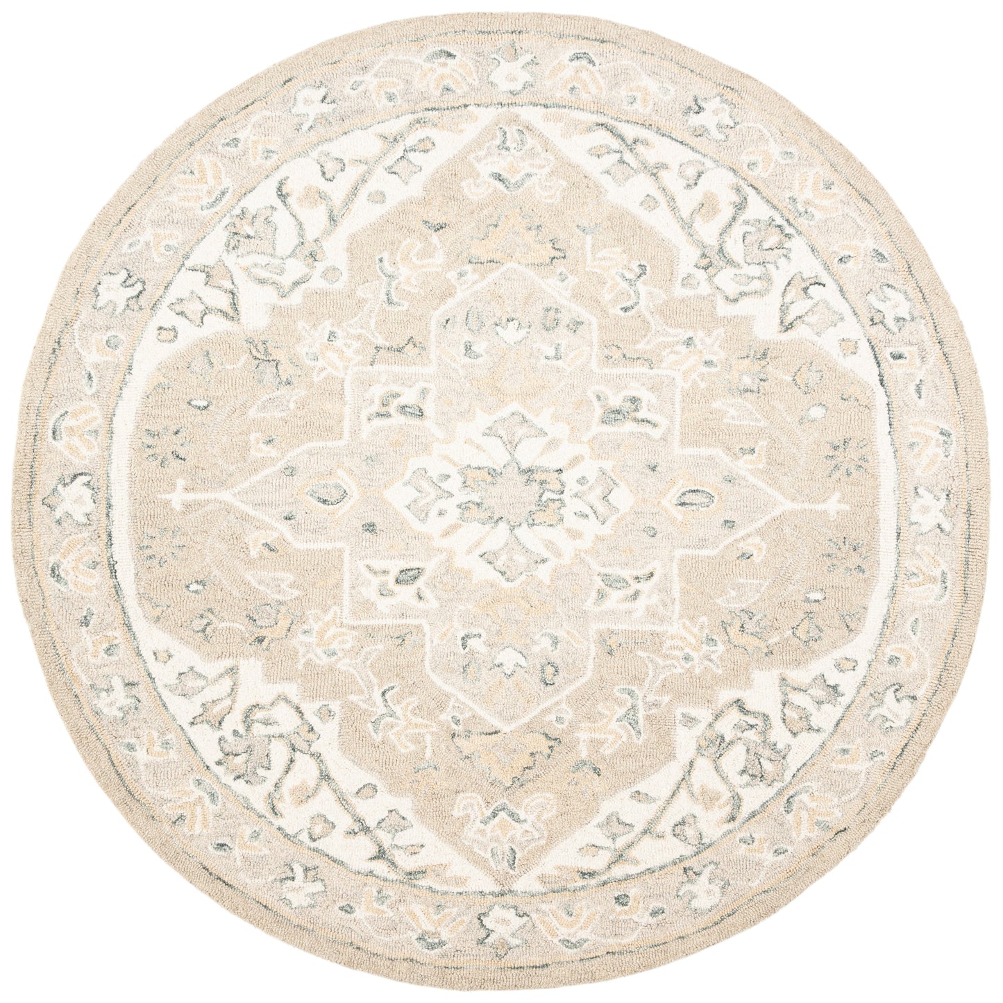 Tapis en laine Selveta micro-bouclé fait main SAFAVIEH