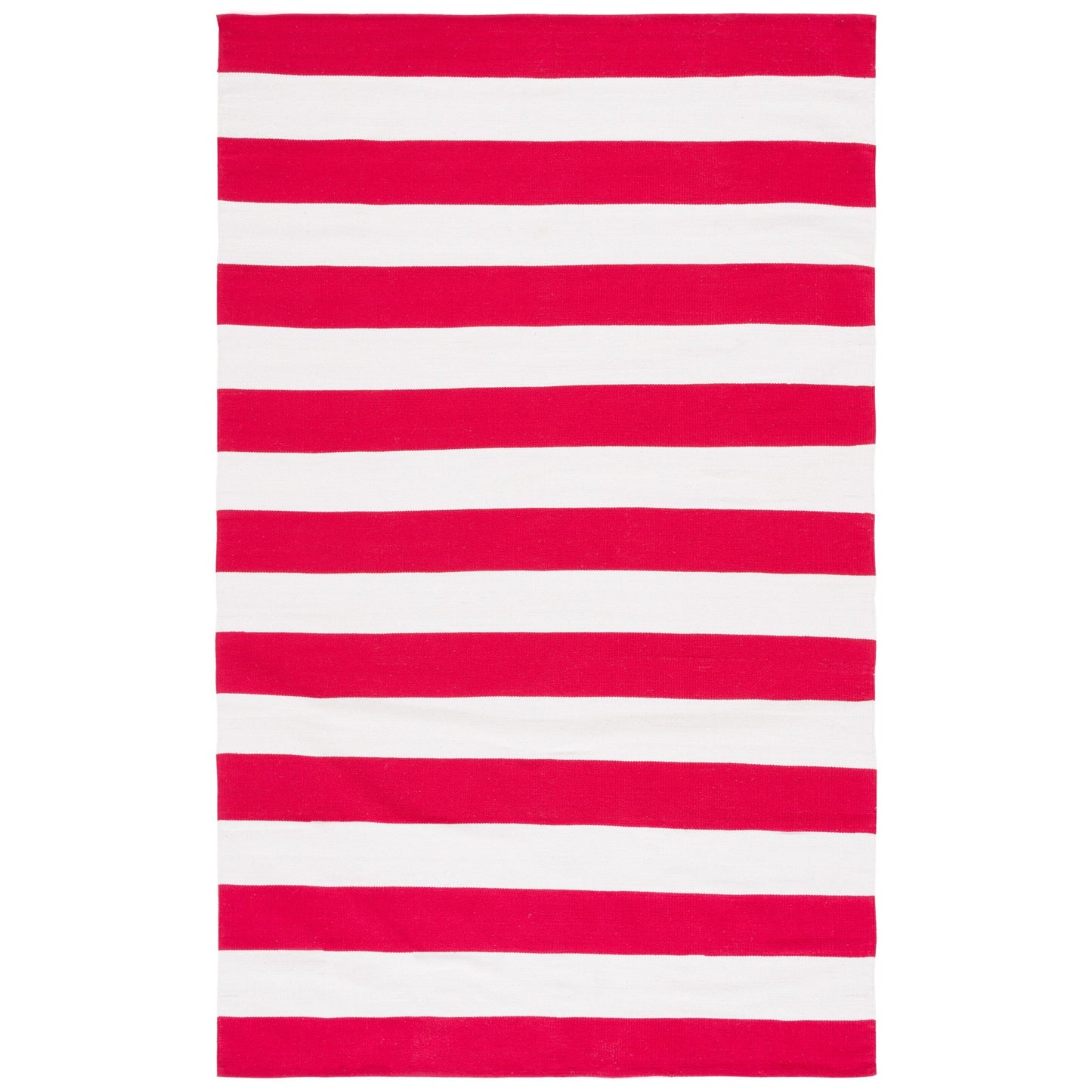 Tapis tissé plat en coton à rayures Montauk Geltrude fait main SAFAVIEH