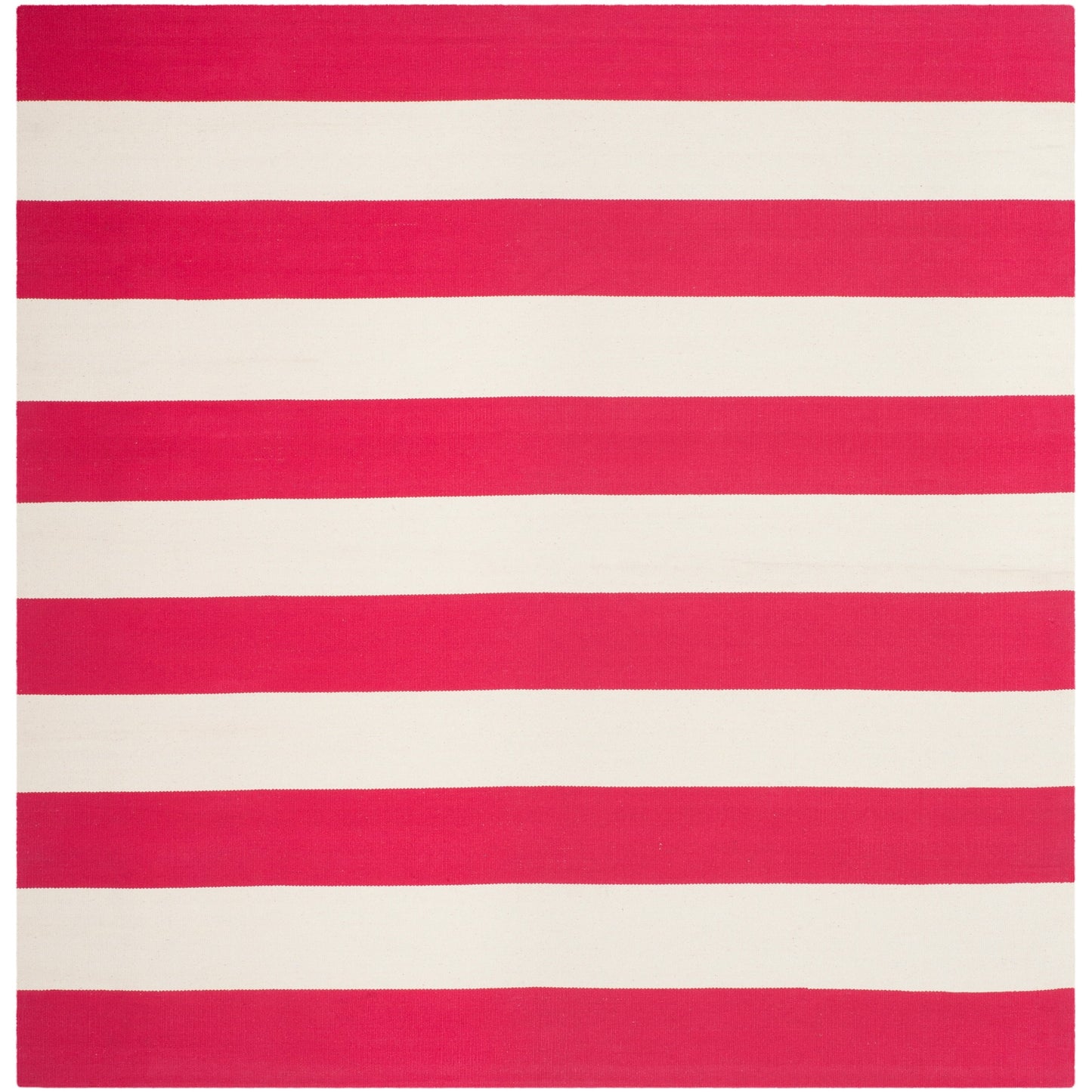 Tapis tissé plat en coton à rayures Montauk Geltrude fait main SAFAVIEH