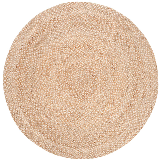 Tapis rond en jute Elliana fait main en fibres naturelles SAFAVIEH