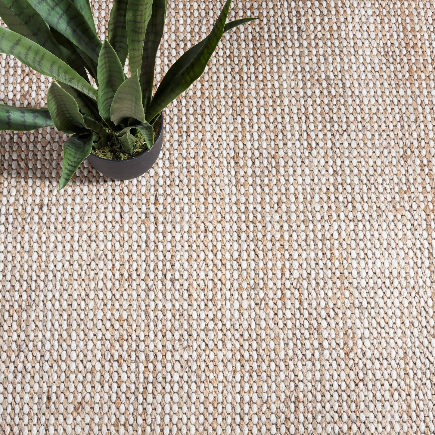 Tapis SAFAVIEH fait main en fibre naturelle Yareli jute et laine.