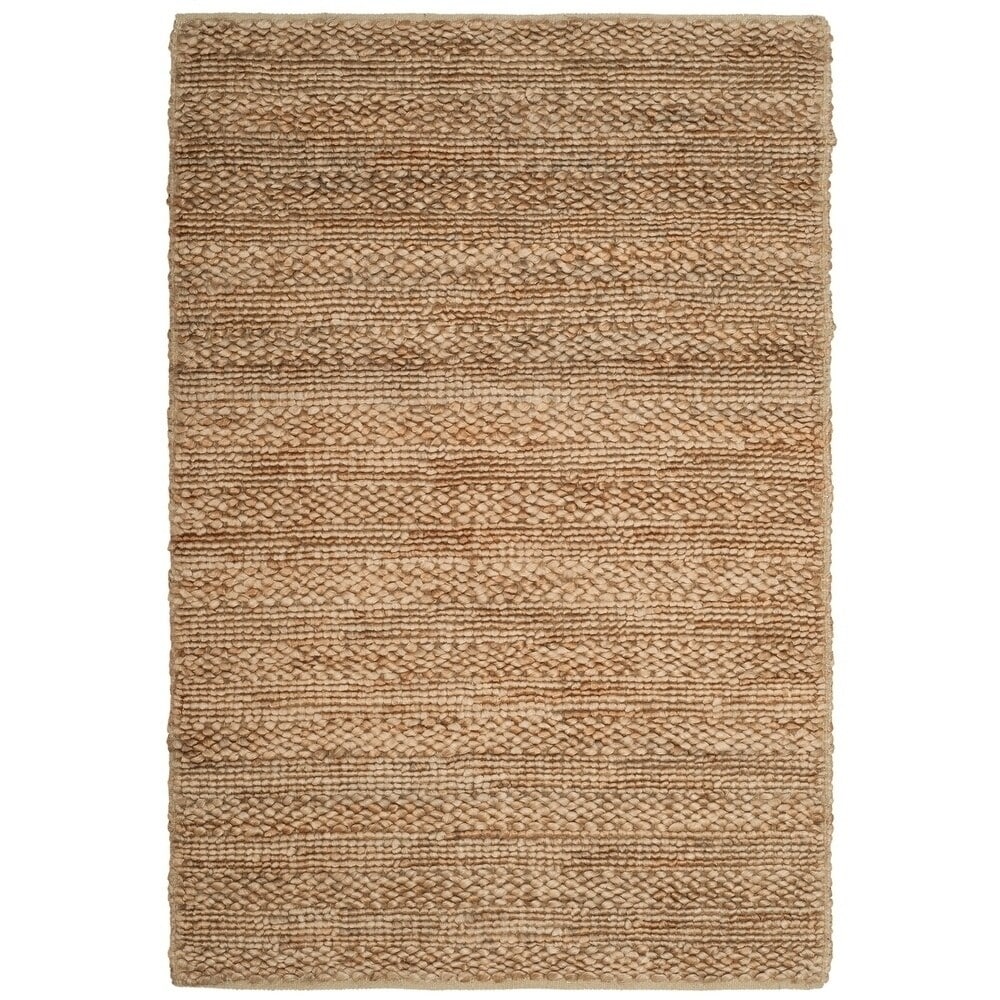 SAFAVIEH Tapis en jute Zaniyah en fibre naturelle fait à la main