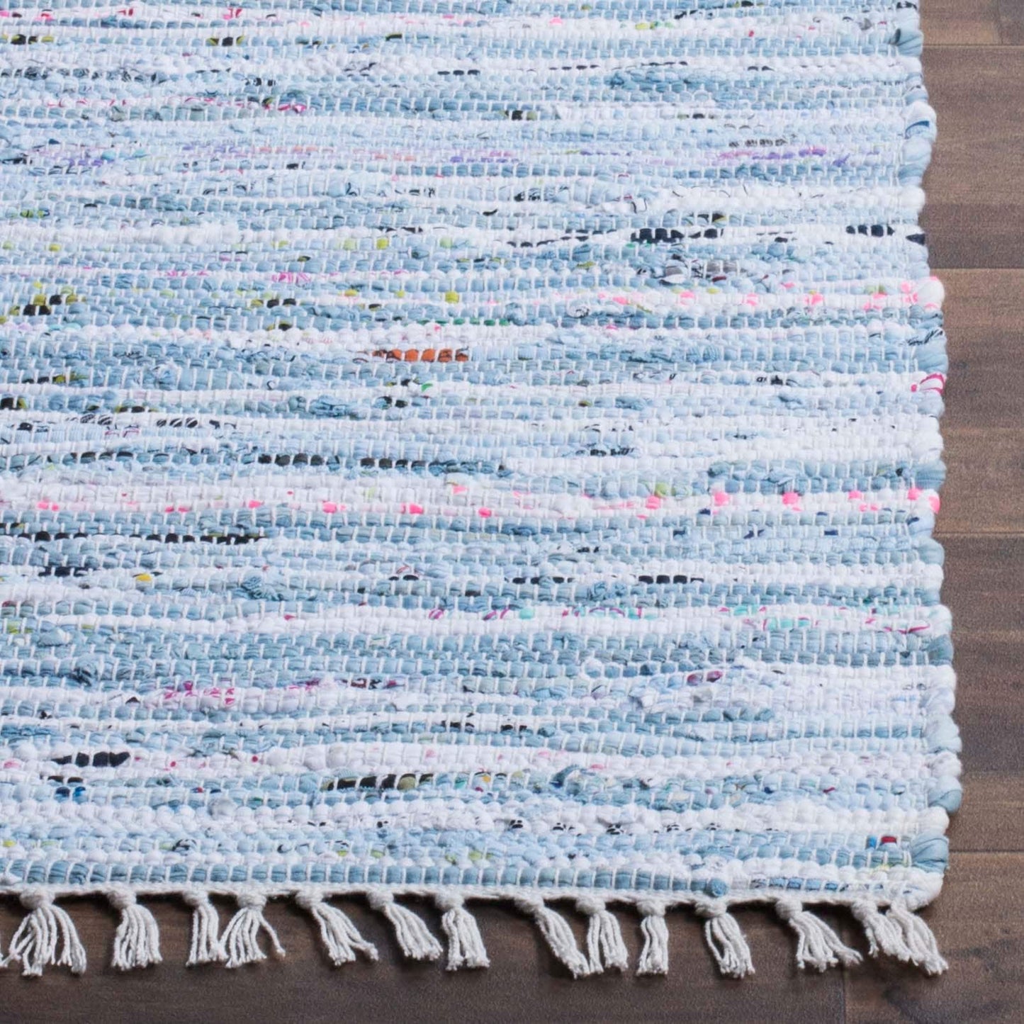 Tapis en coton à rayures Litzy fait main SAFAVIEH