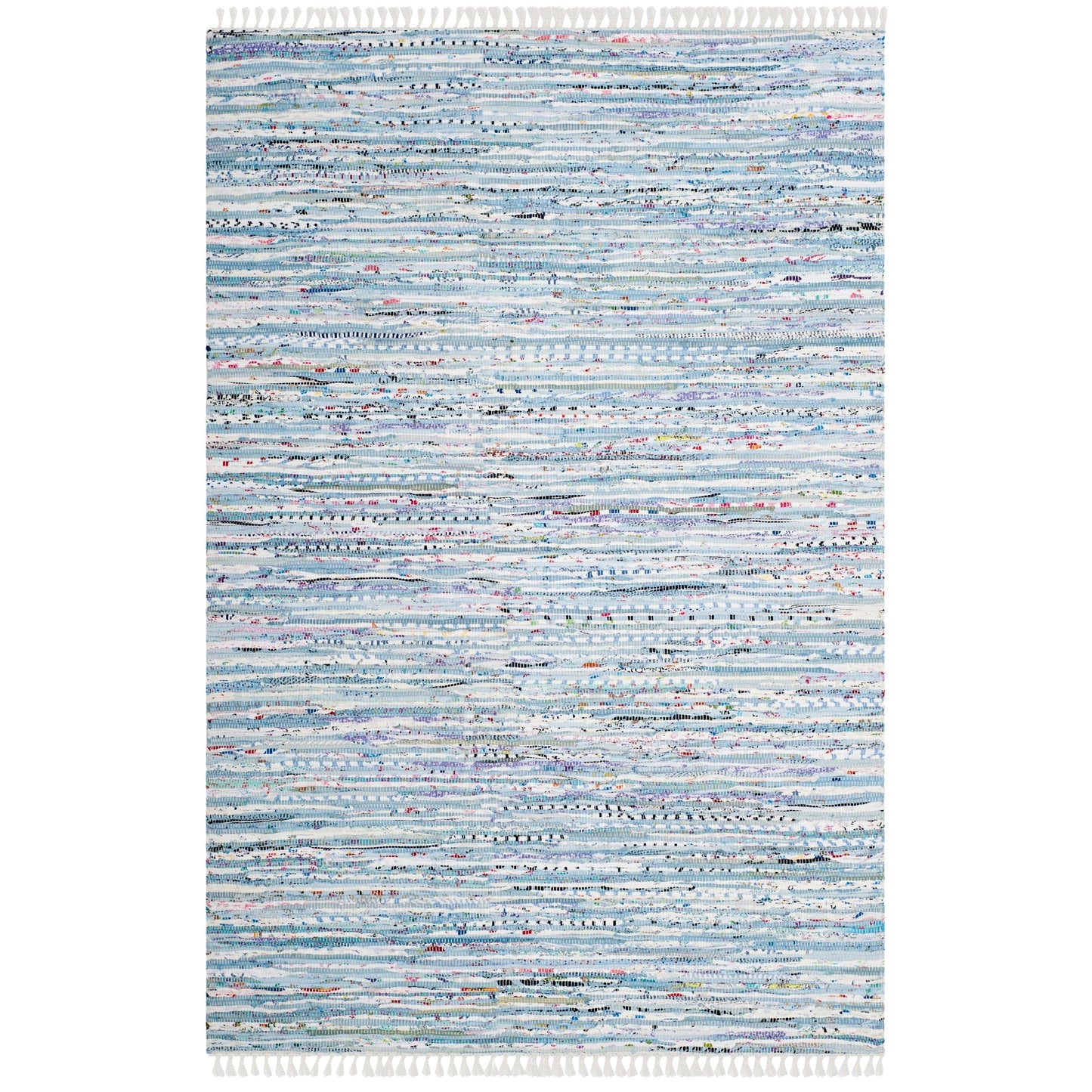 Tapis en coton à rayures Litzy fait main SAFAVIEH