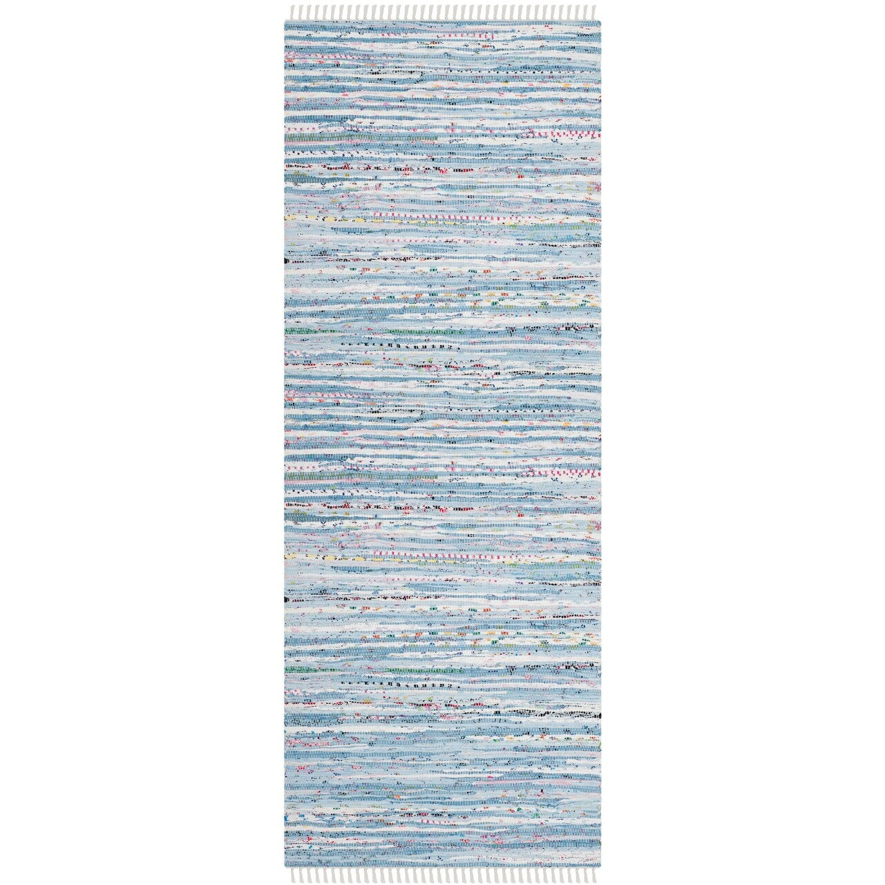 Tapis en coton à rayures Litzy fait main SAFAVIEH