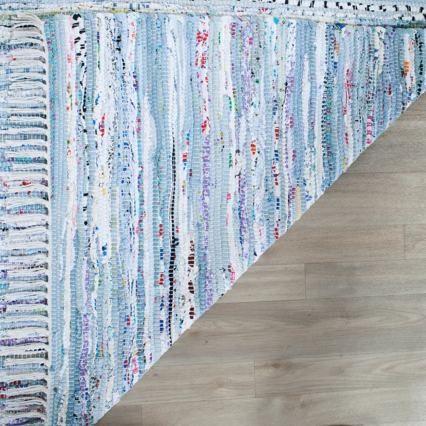 Tapis en coton à rayures Litzy fait main SAFAVIEH