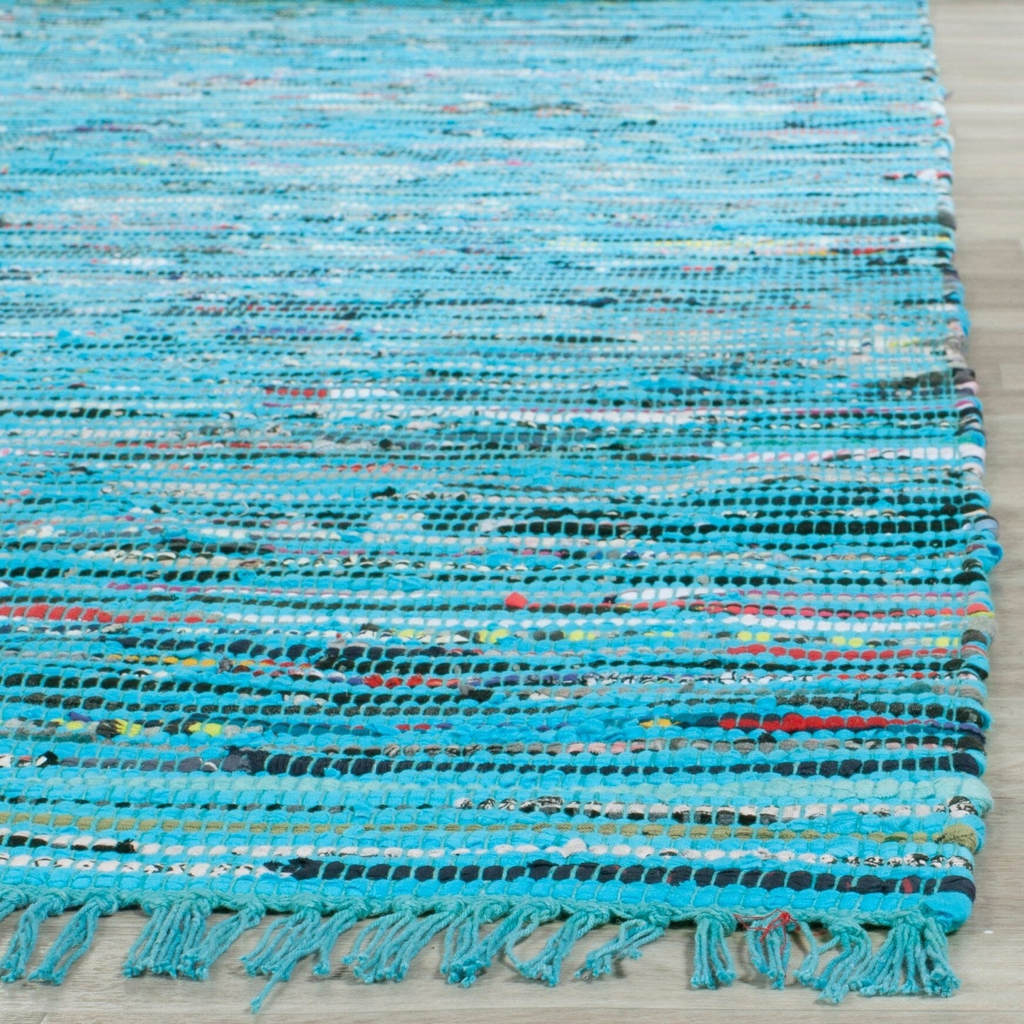 Tapis en coton à rayures Litzy fait main SAFAVIEH