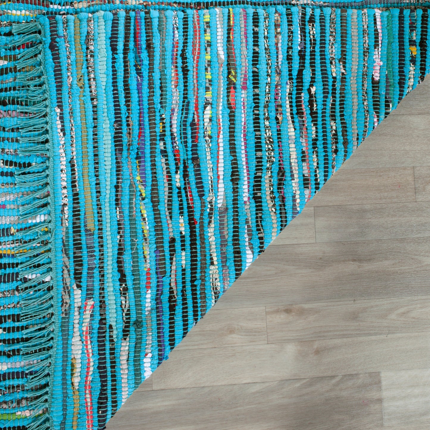 Tapis en coton à rayures Litzy fait main SAFAVIEH