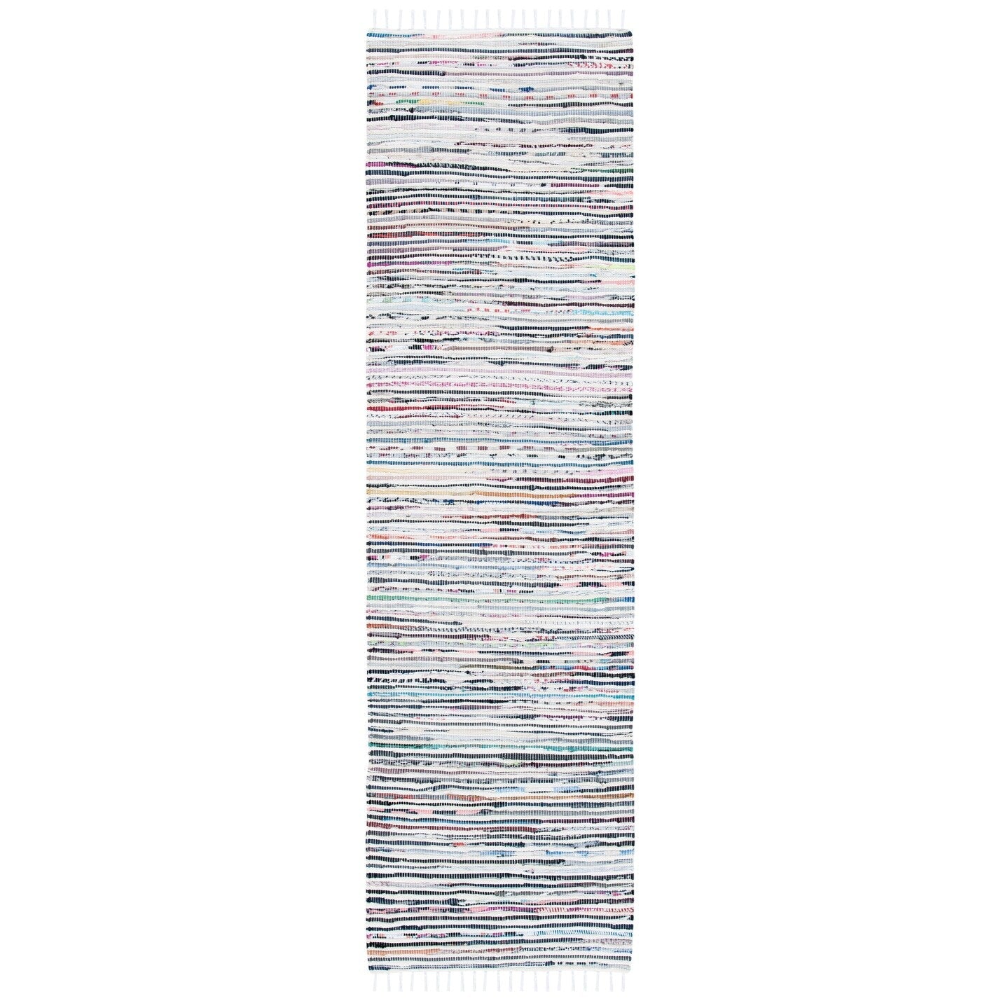Tapis en coton à rayures Litzy fait main SAFAVIEH