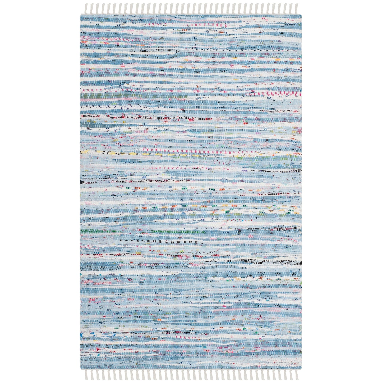 Tapis en coton à rayures Litzy fait main SAFAVIEH