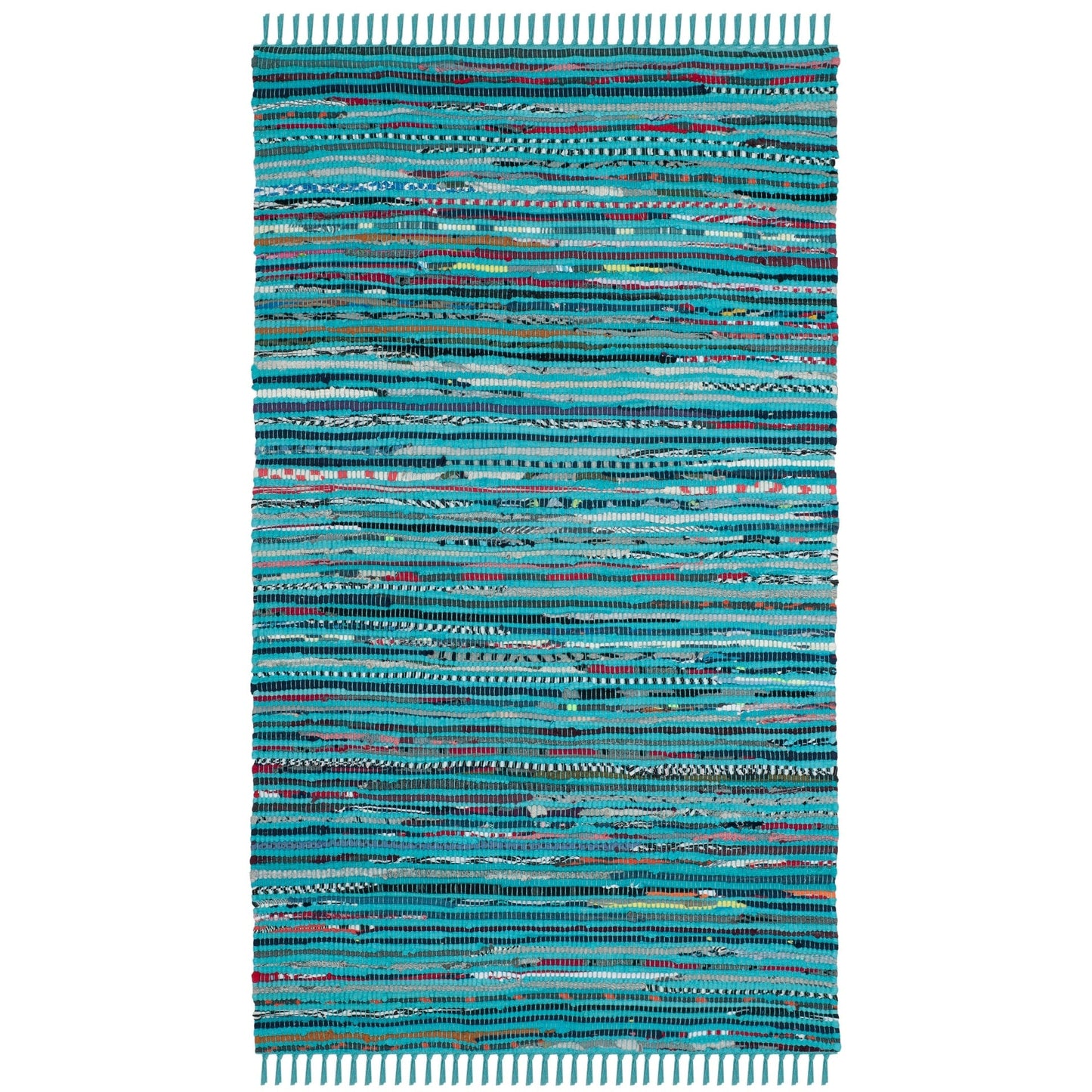 Tapis en coton à rayures Litzy fait main SAFAVIEH