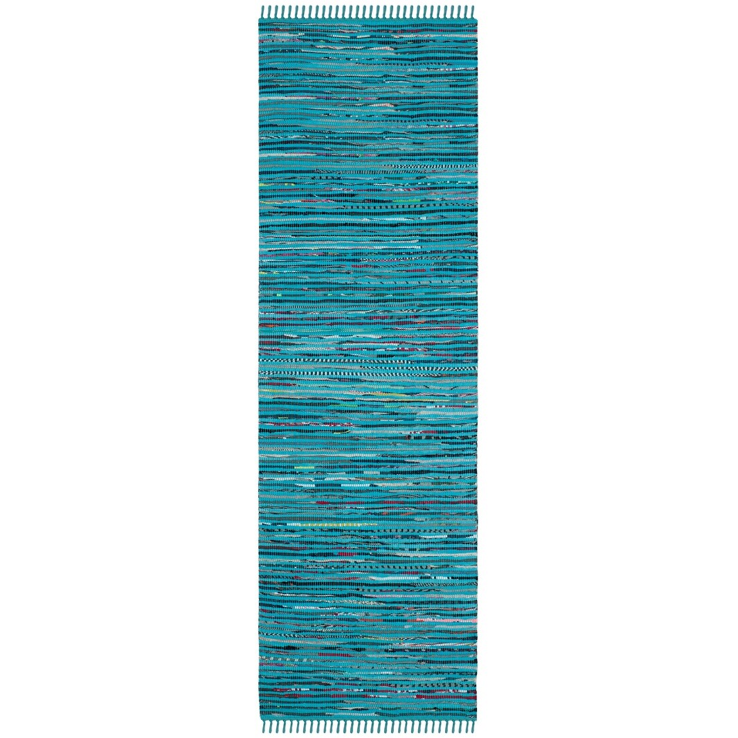 Tapis en coton à rayures Litzy fait main SAFAVIEH